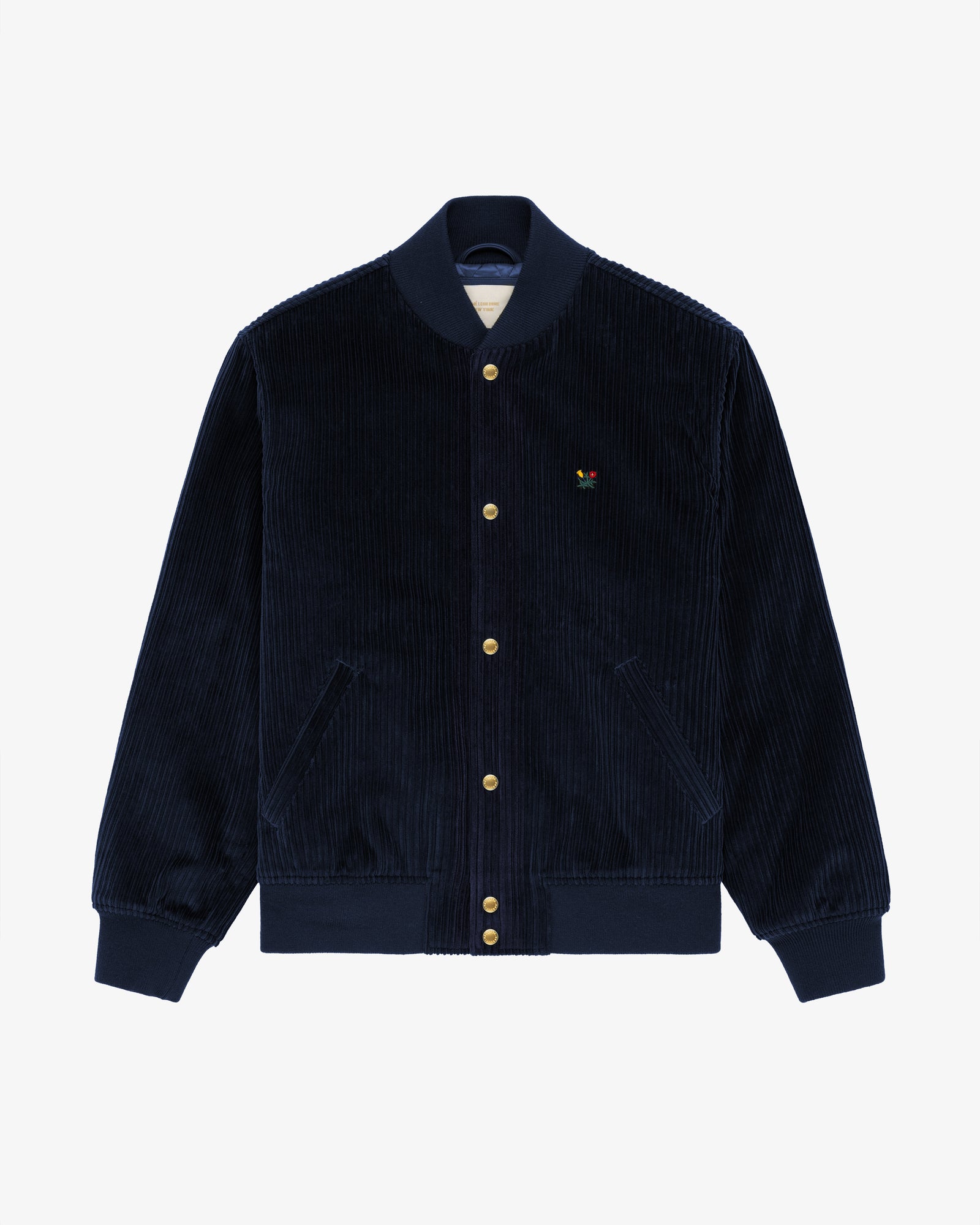 Corduroy Crest Varsity Jacket