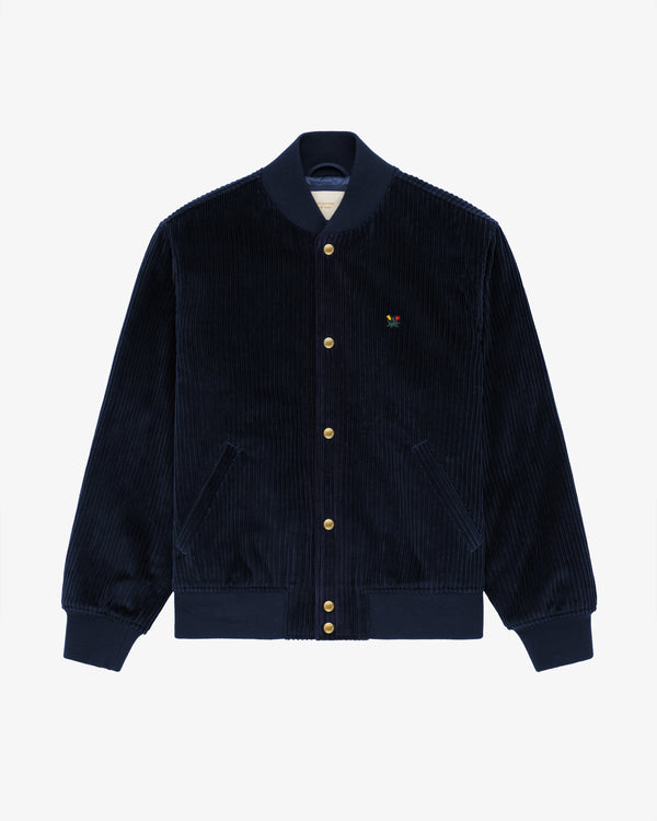 Corduroy Crest Varsity Jacket