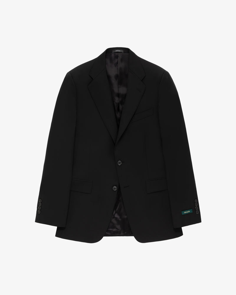 Single-Breasted  Wool  Suit Jacket