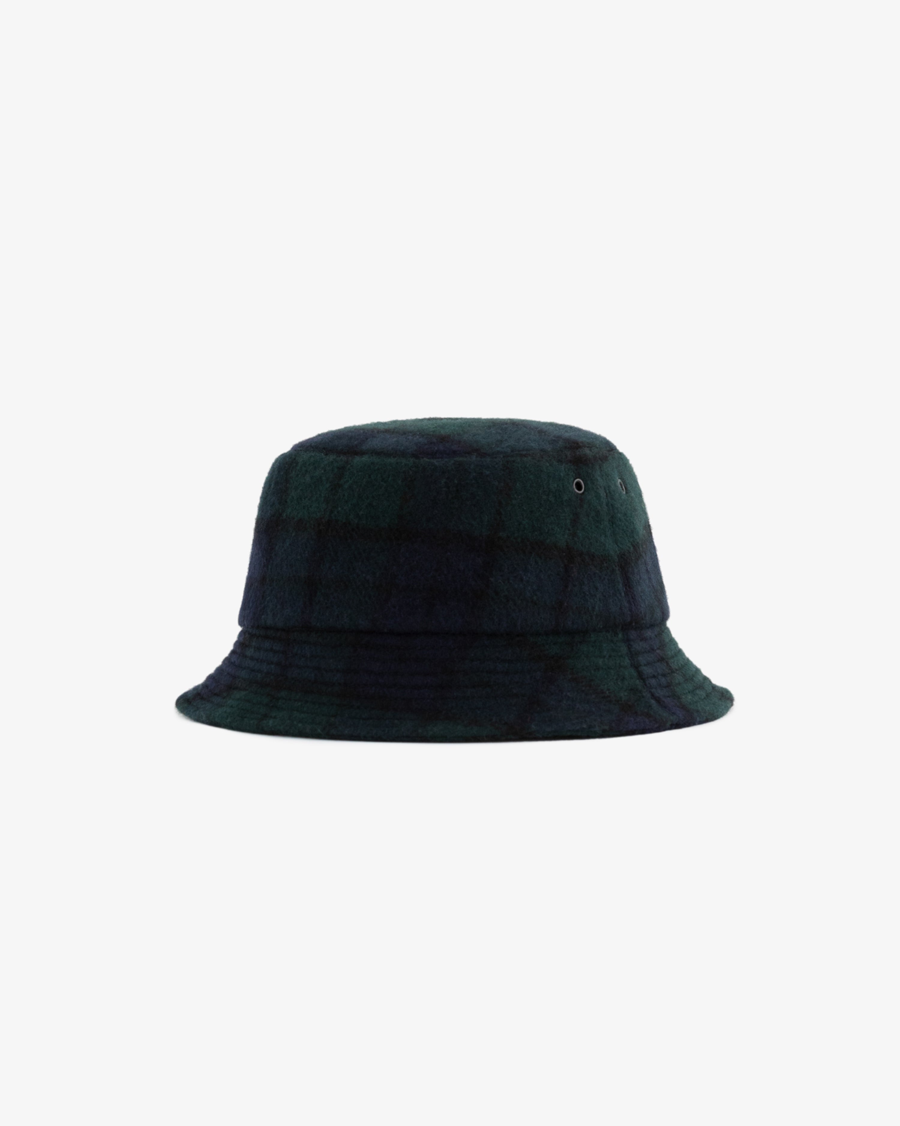 Wool Plaid Bucket Hat