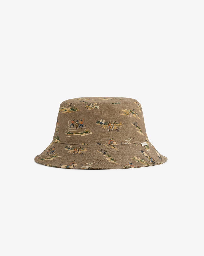 Printed Twill Bucket Hat