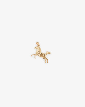 14Kt Gold Horse Pendant
