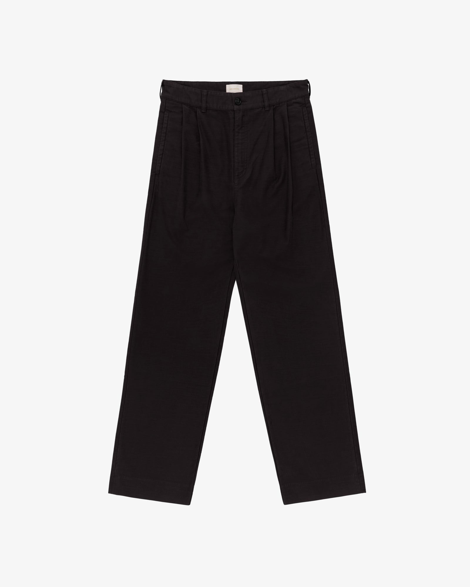 Garment Dyed Double Pleated Pant