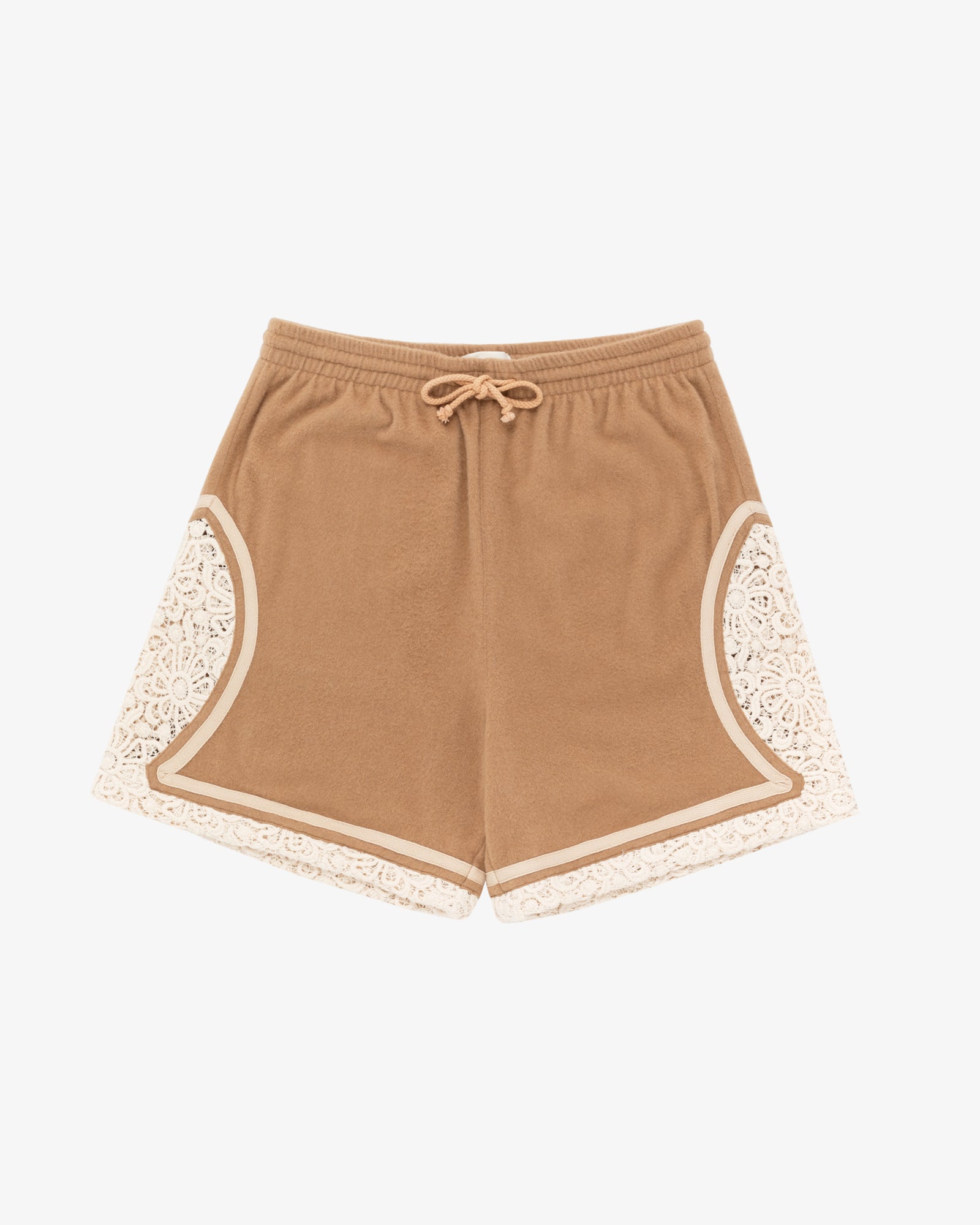 Lace Camel Court Short