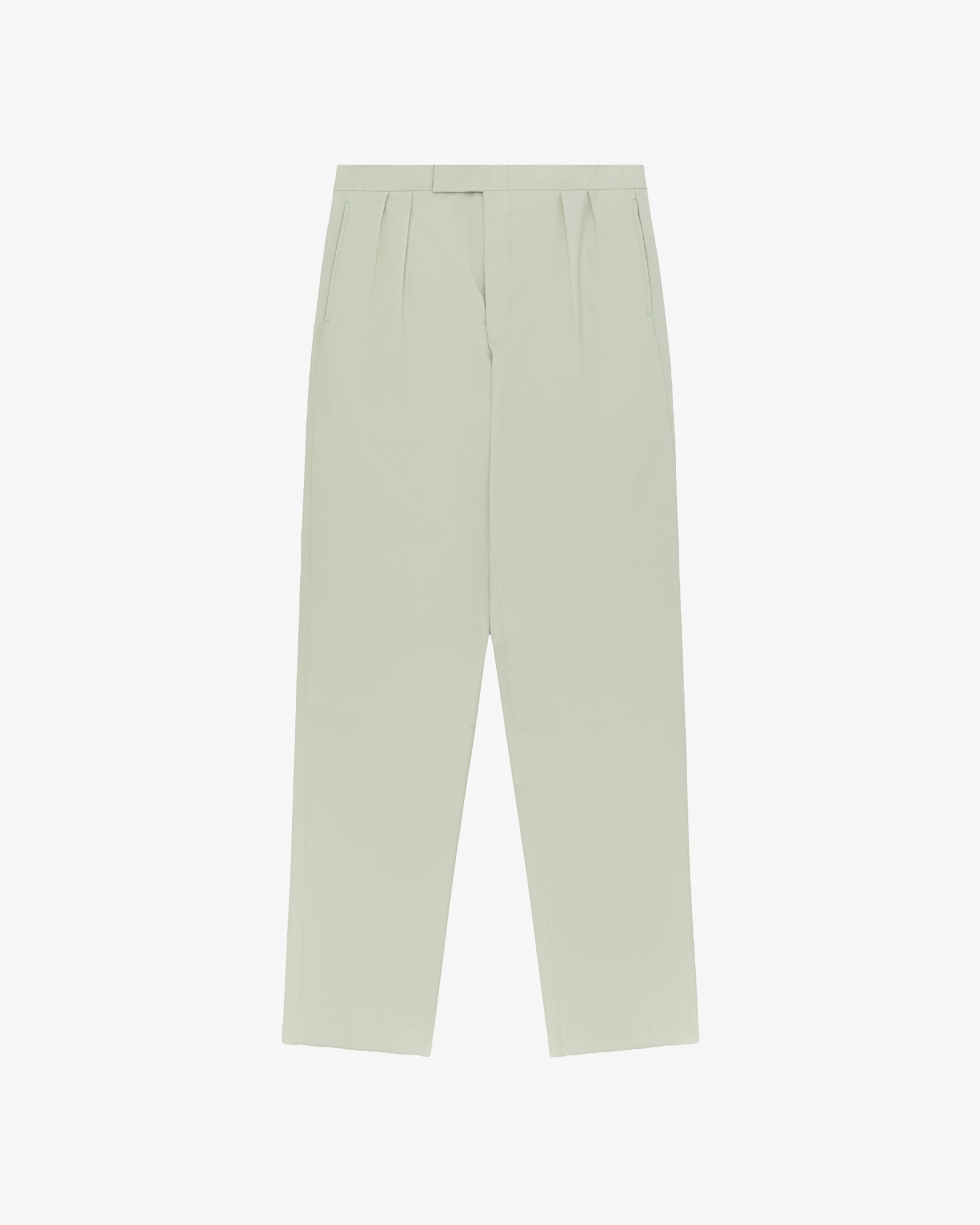 Double Pleated Wool Trouser