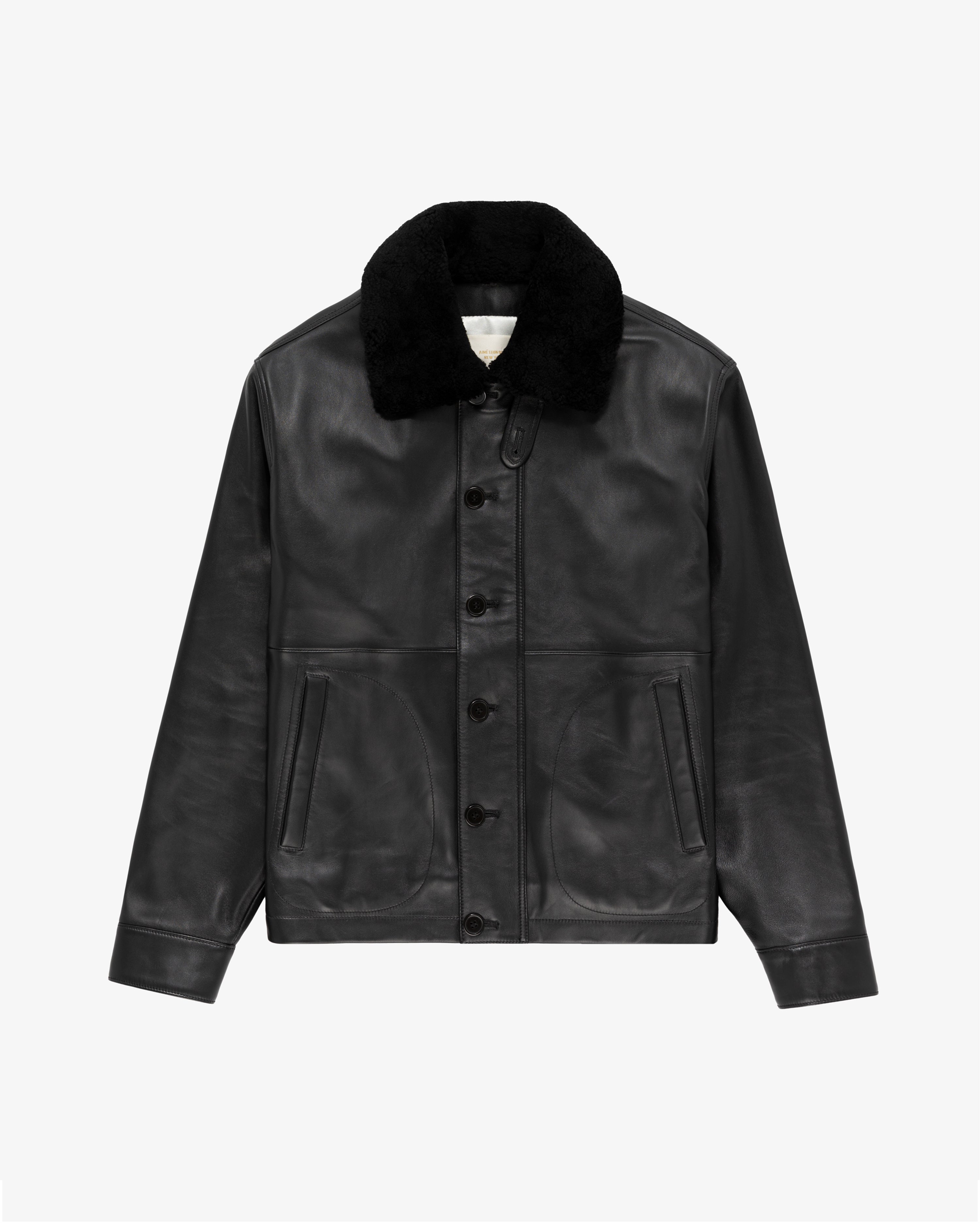Leather N-1 Deck Jacket