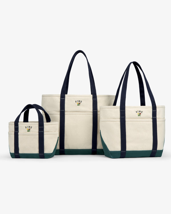 Mini Crest Contrast Tote Bag
