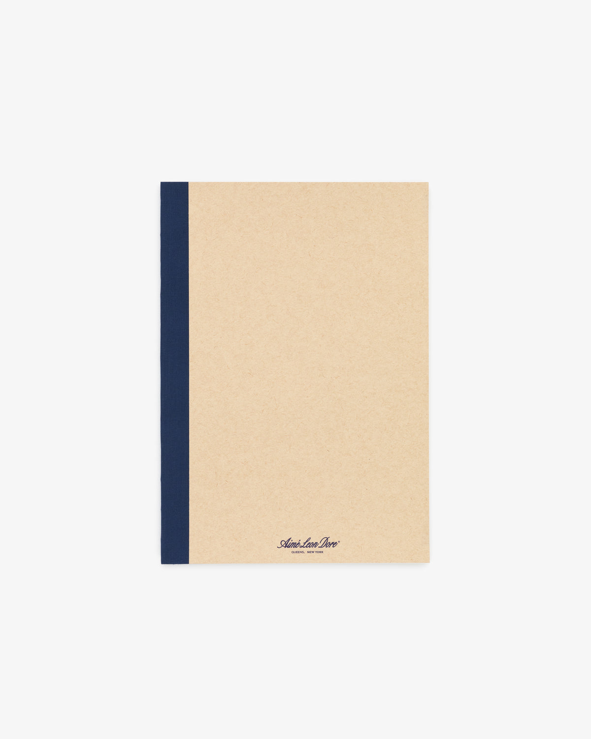 Notebook 3-Pack: Beige covers with dark blue spines, shown against a white background.