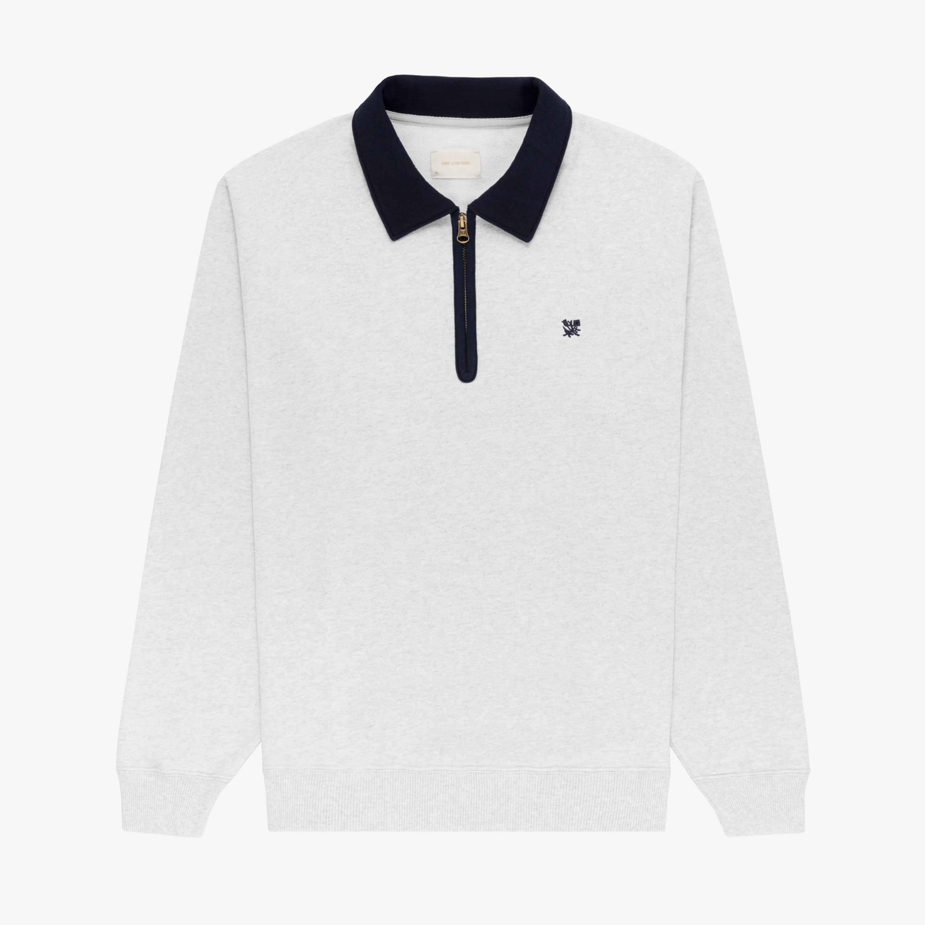 Contrast Crest Quarter Zip Pullover – Aimé Leon Dore EU