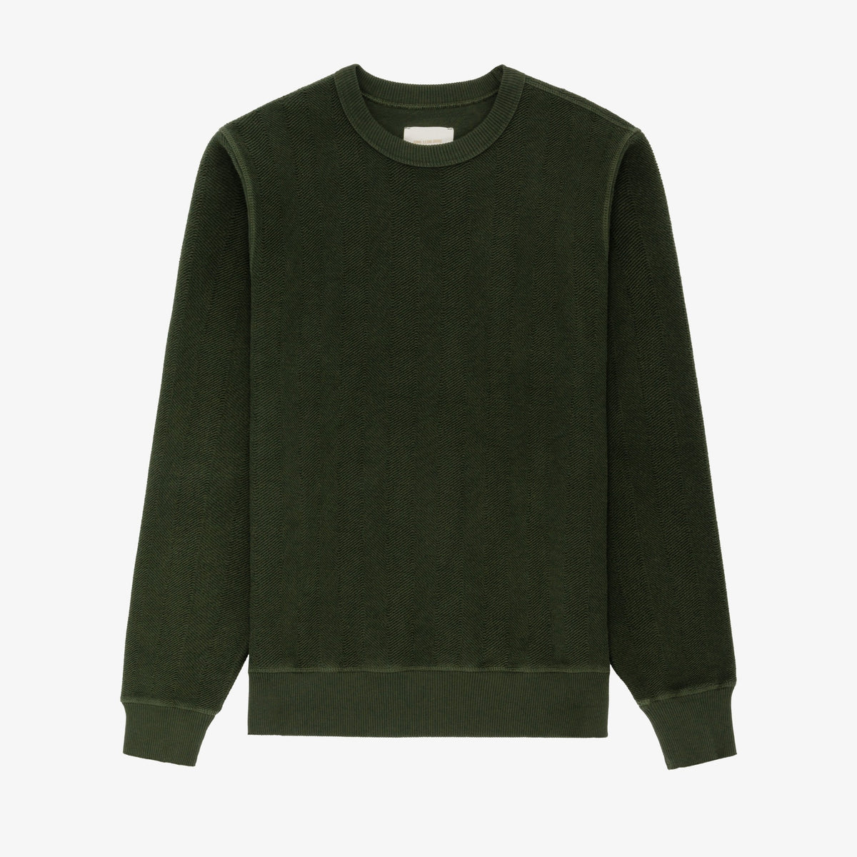 Herringbone Terry Crewneck Sweatshirt Aime Leon Dore EU