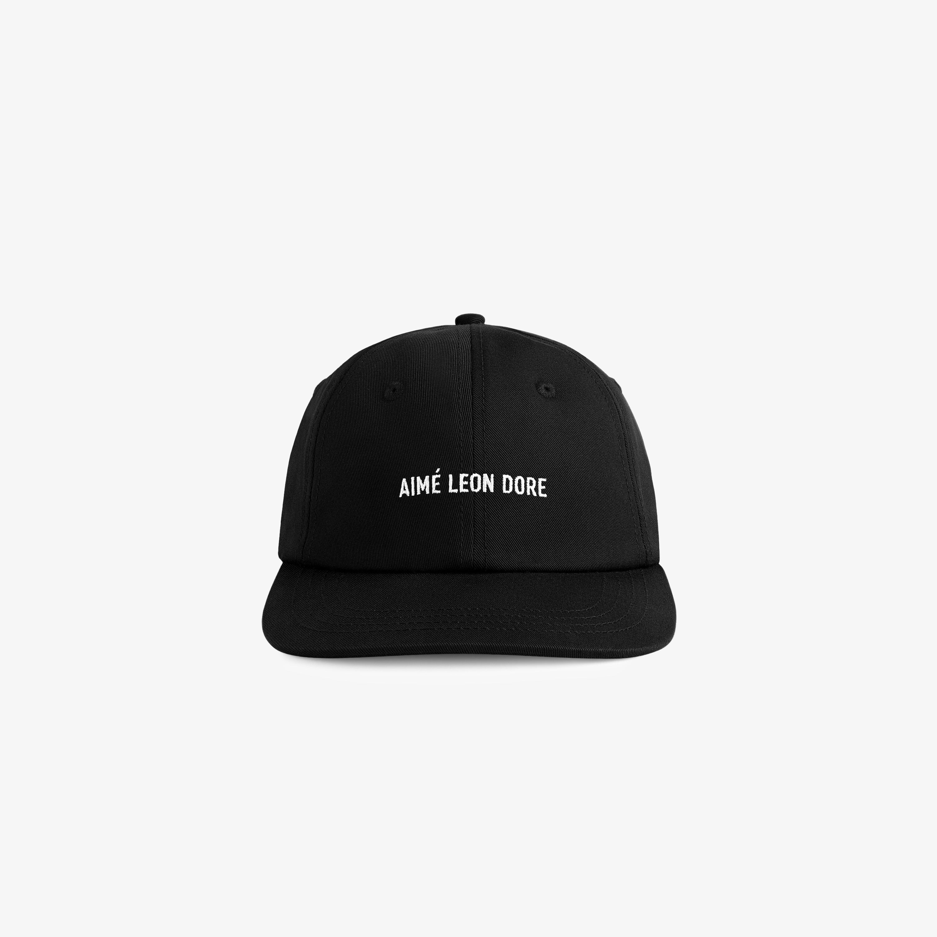aimé leon doré ブラックキャップ aime leon dore キャップ AIME LEON DORE 刺繍CAP BLACK | GOOD