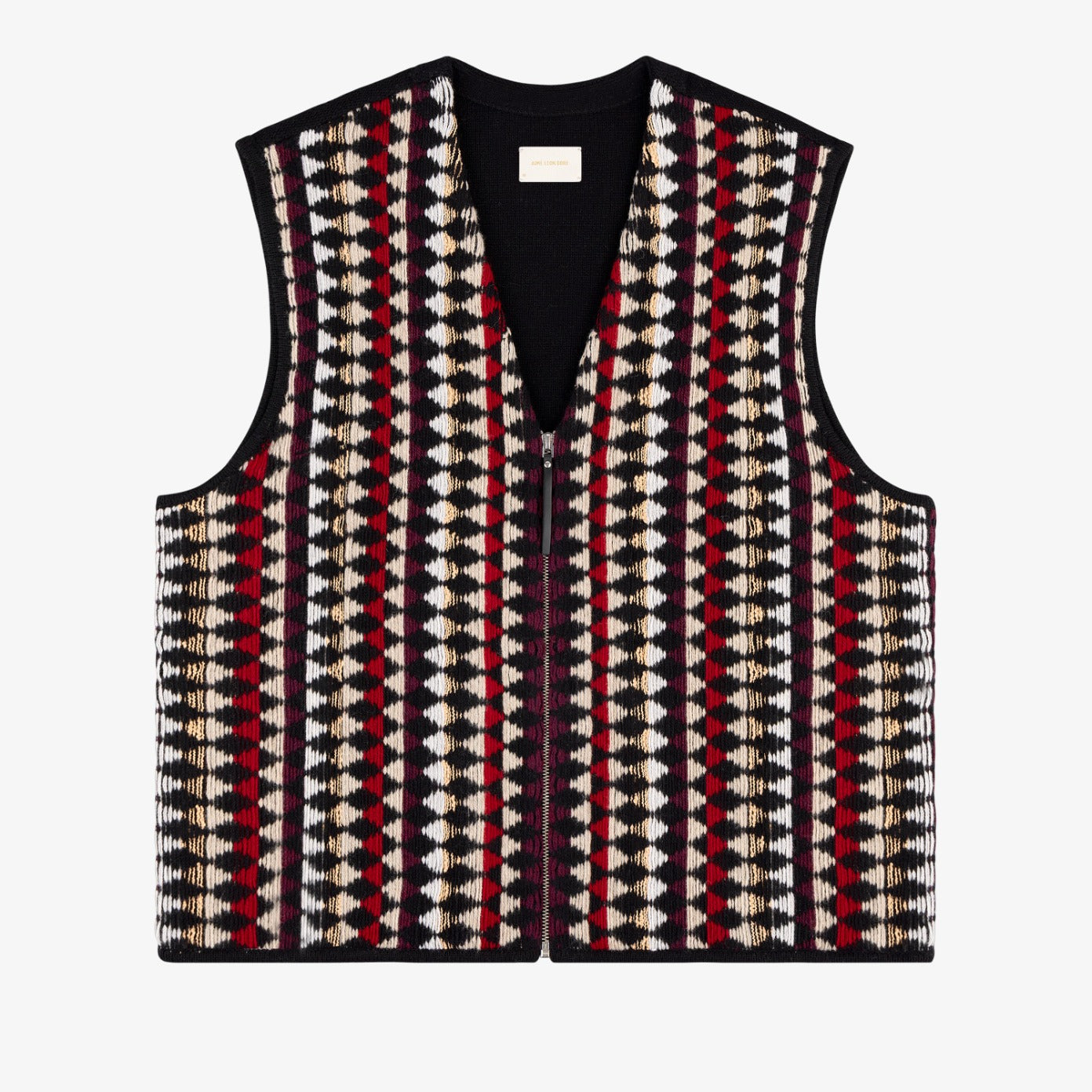 aime leon dore crert knit vest Mサイズ Wool Argyle Zip Vest – Aimé Leon Dore EU