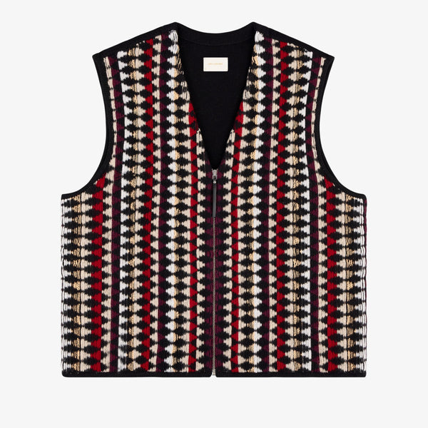 aime leon dore crert knit vest Mサイズ Wool Argyle Zip Vest – Aimé Leon Dore EU