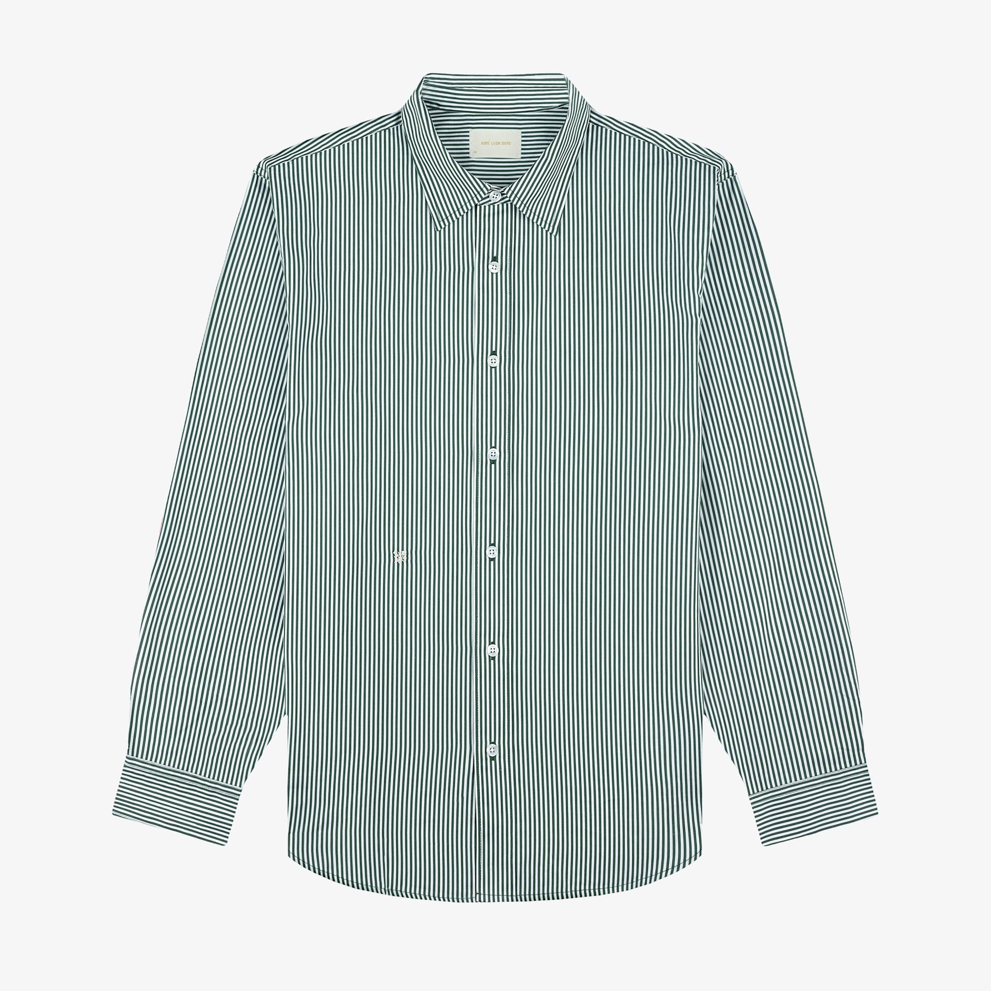 Striped Poplin Shirt – Aimé Leon Dore EU