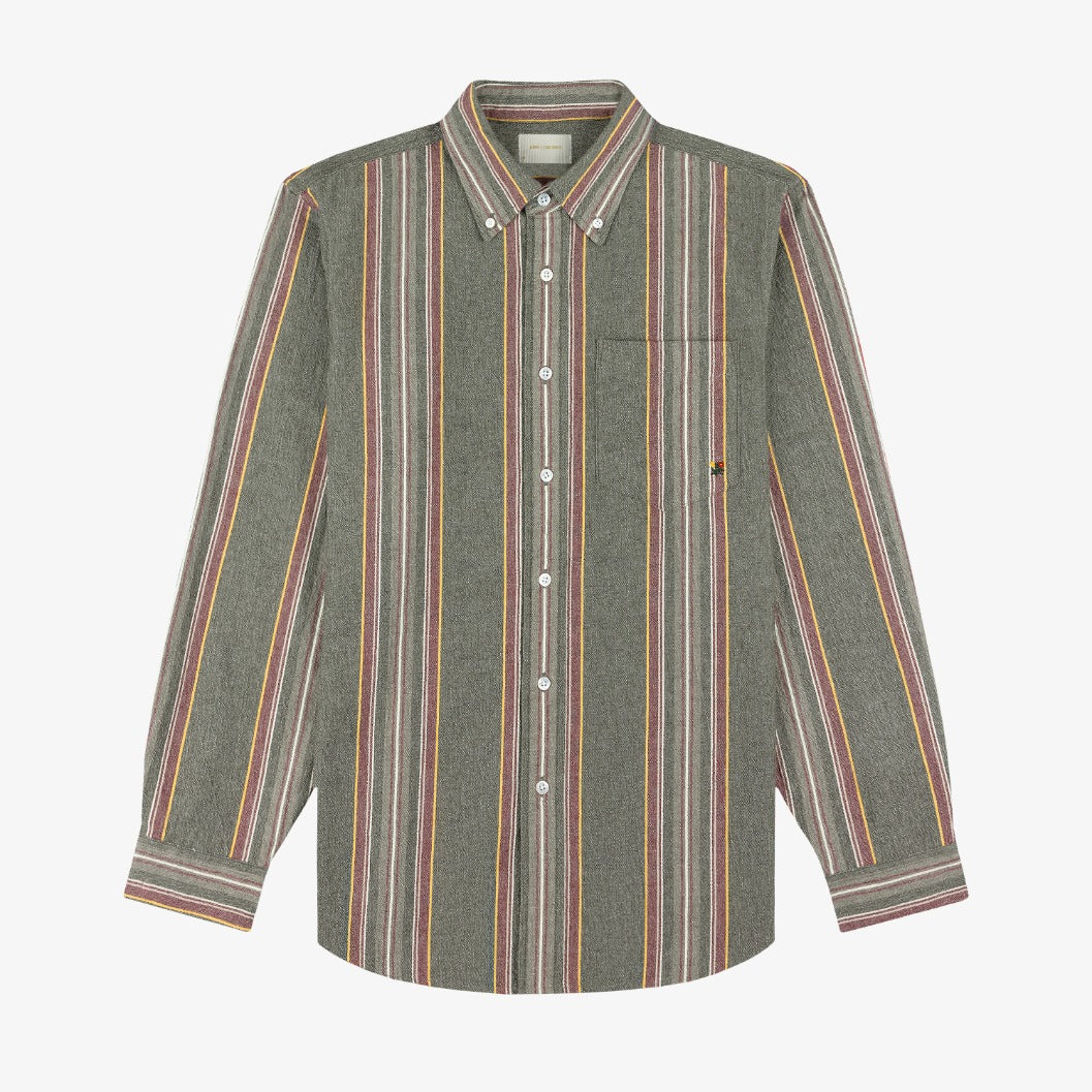 Striped Crest Oxford Shirt – Aimé Leon Dore EU
