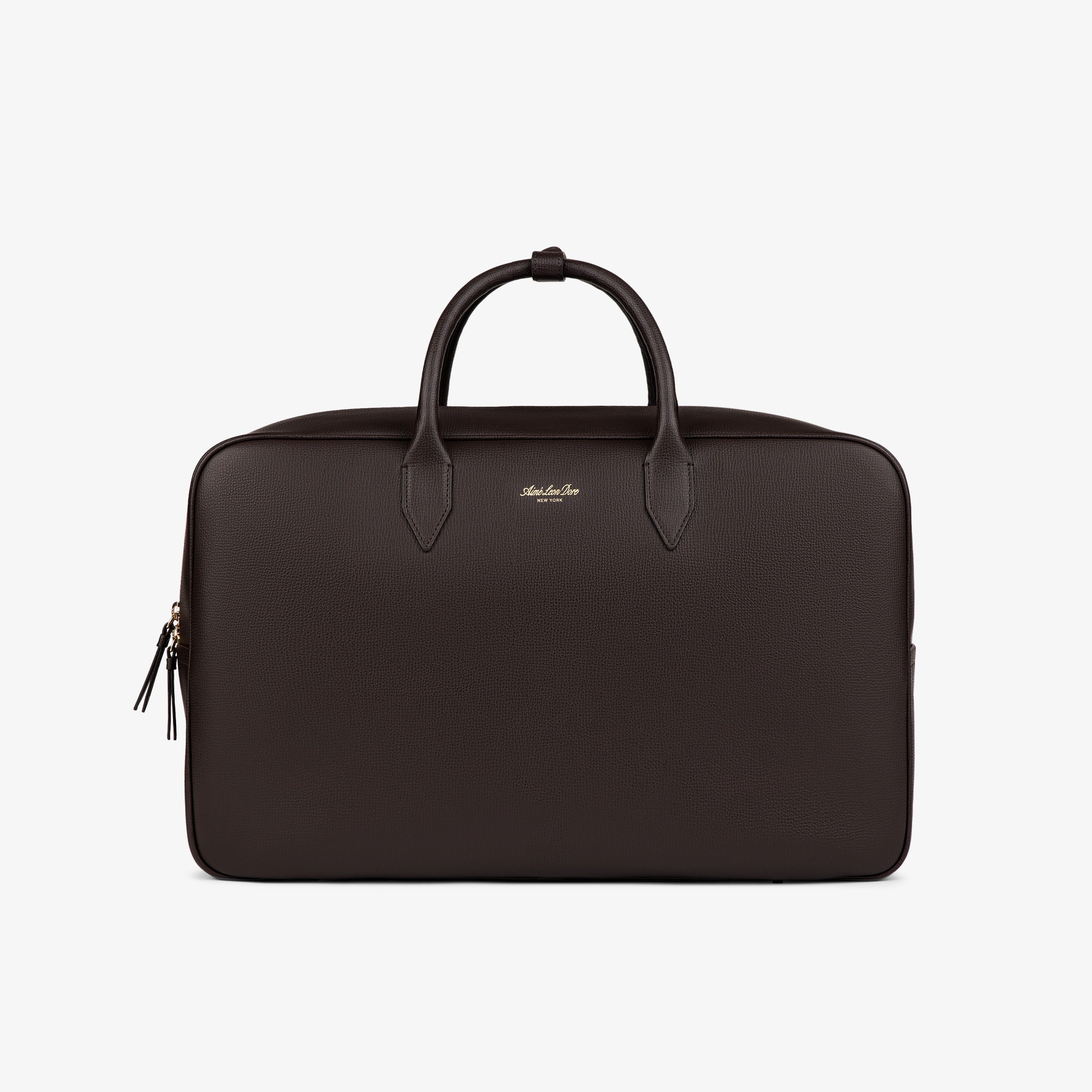 Full Grain Leather Briefcase Duffle – Aimé Leon Dore EU