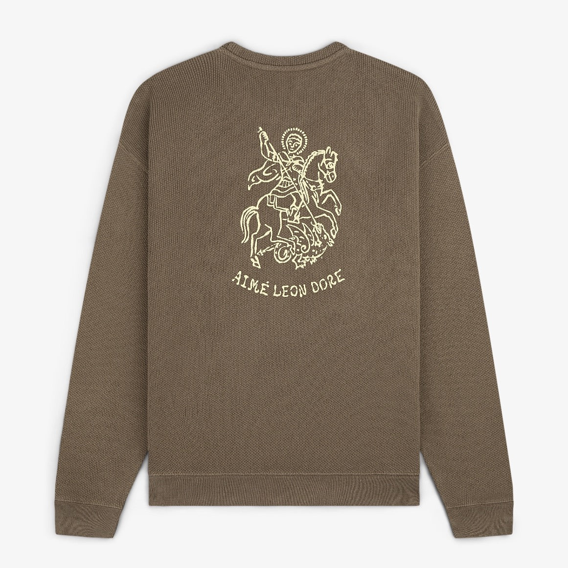 Saint George Piqué Crewneck Sweatshirt – Aimé Leon Dore EU