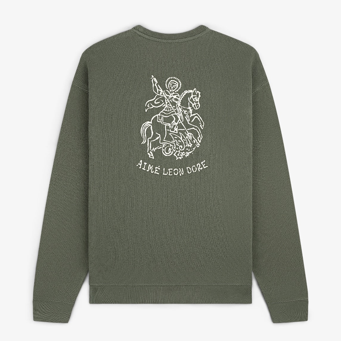 Saint George Piqué Crewneck Sweatshirt – Aimé Leon Dore EU