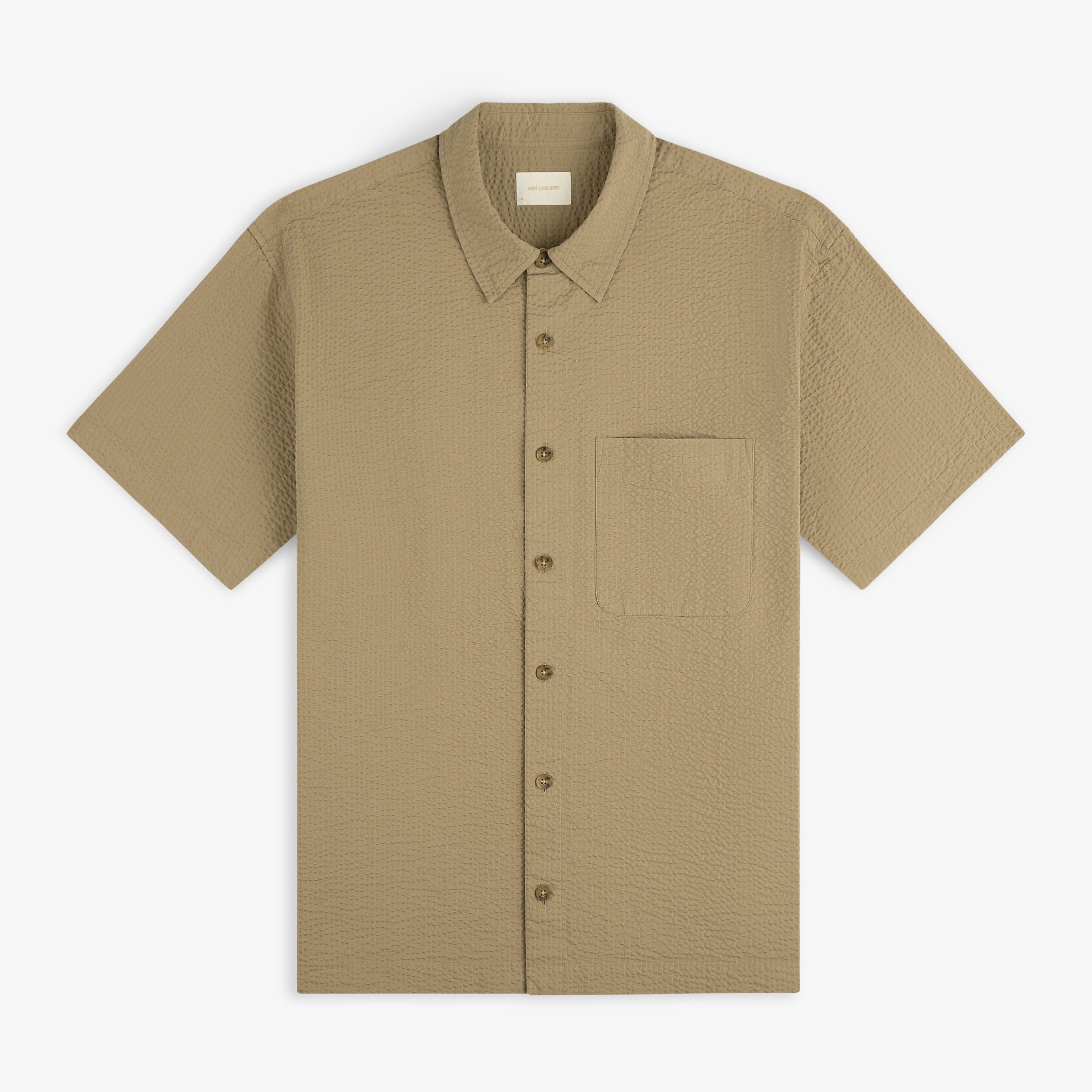 Short-Sleeve Seersucker Shirt – Aimé Leon Dore EU
