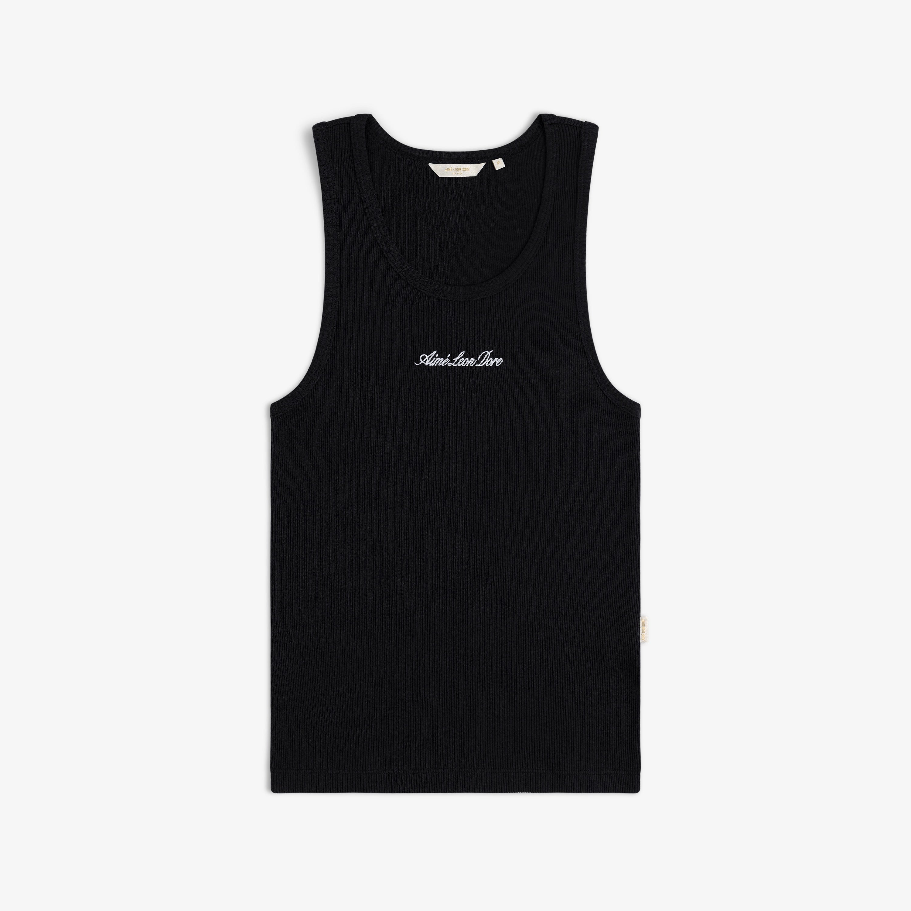 Embroidered Logo Tank Top – Aimé Leon Dore EU