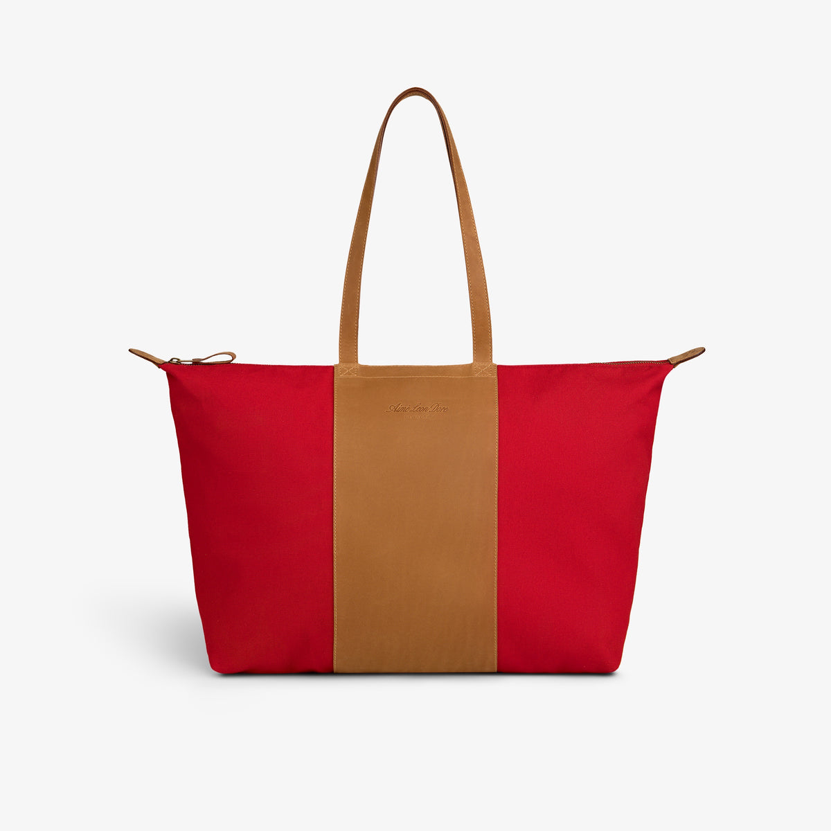 Leather Canvas Zip Tote – Aimé Leon Dore EU
