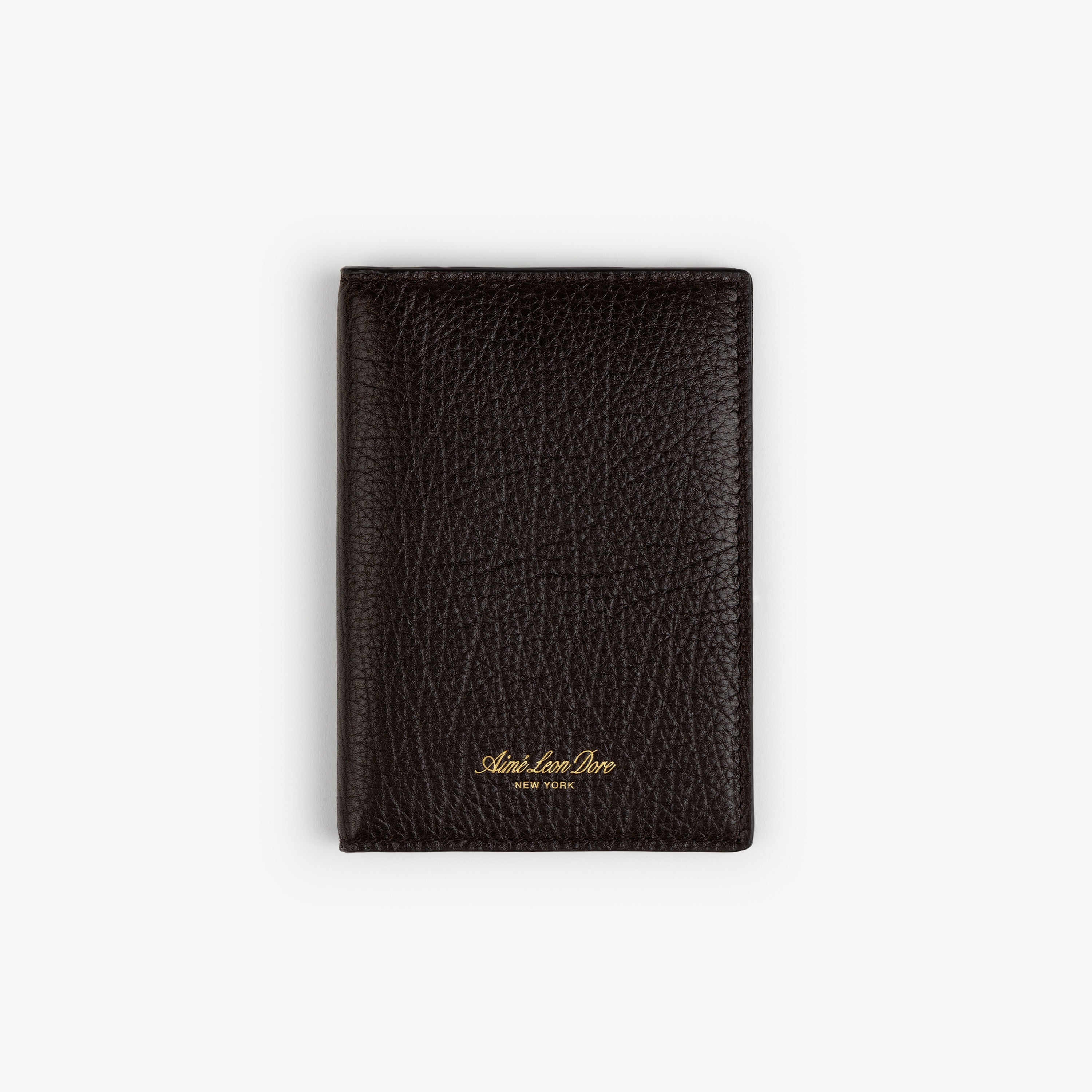 Tumbled Leather Passport Holder – Aimé Leon Dore EU