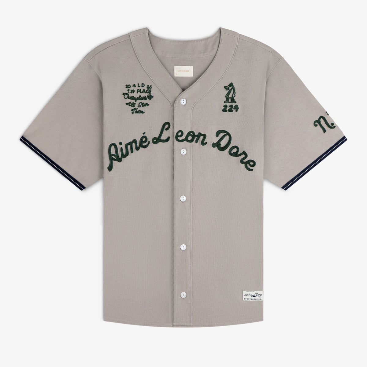 Mulberry Chainstitch Baseball Jersey – Aimé Leon Dore EU