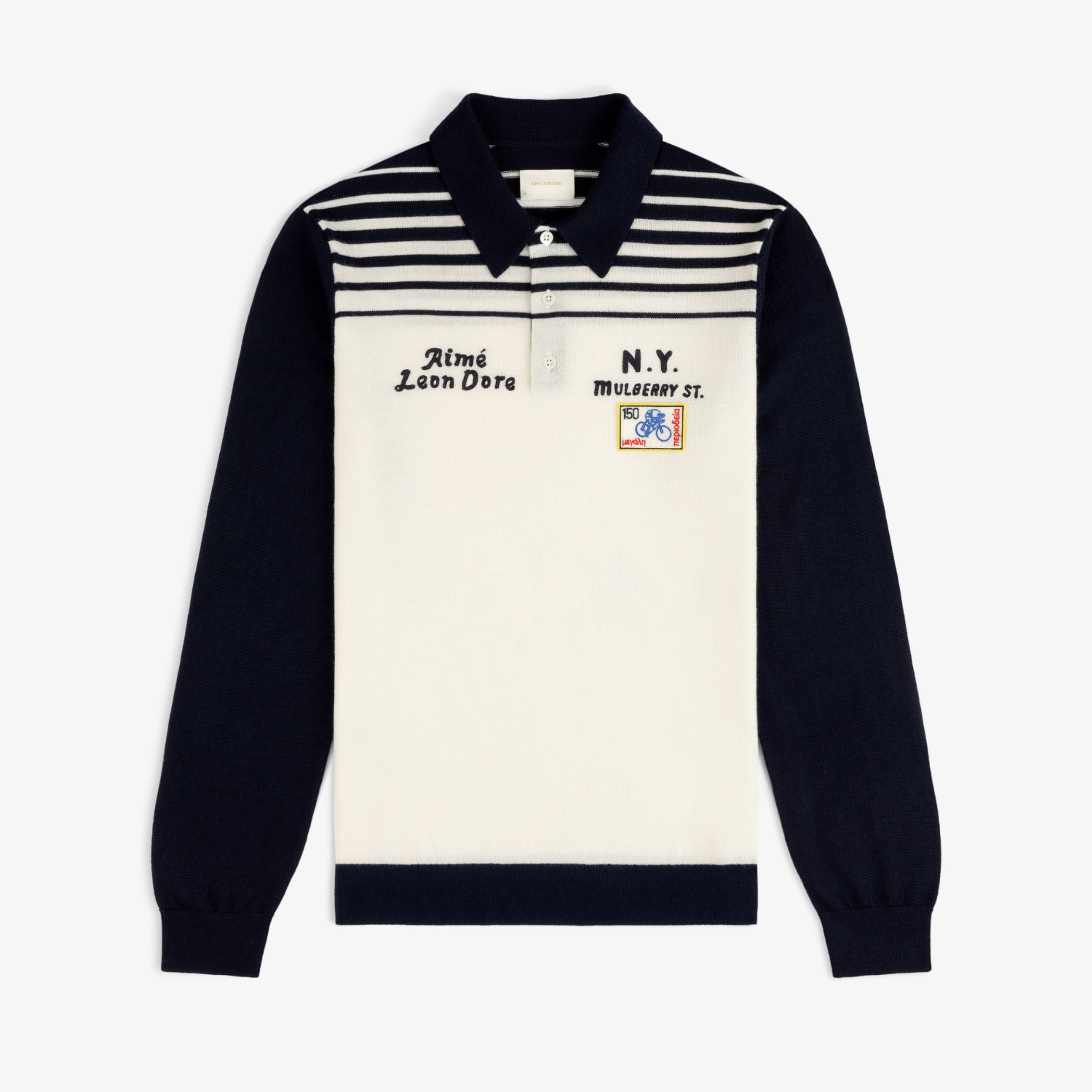 Merino Wool Knit Cycling Polo – Aimé Leon Dore EU