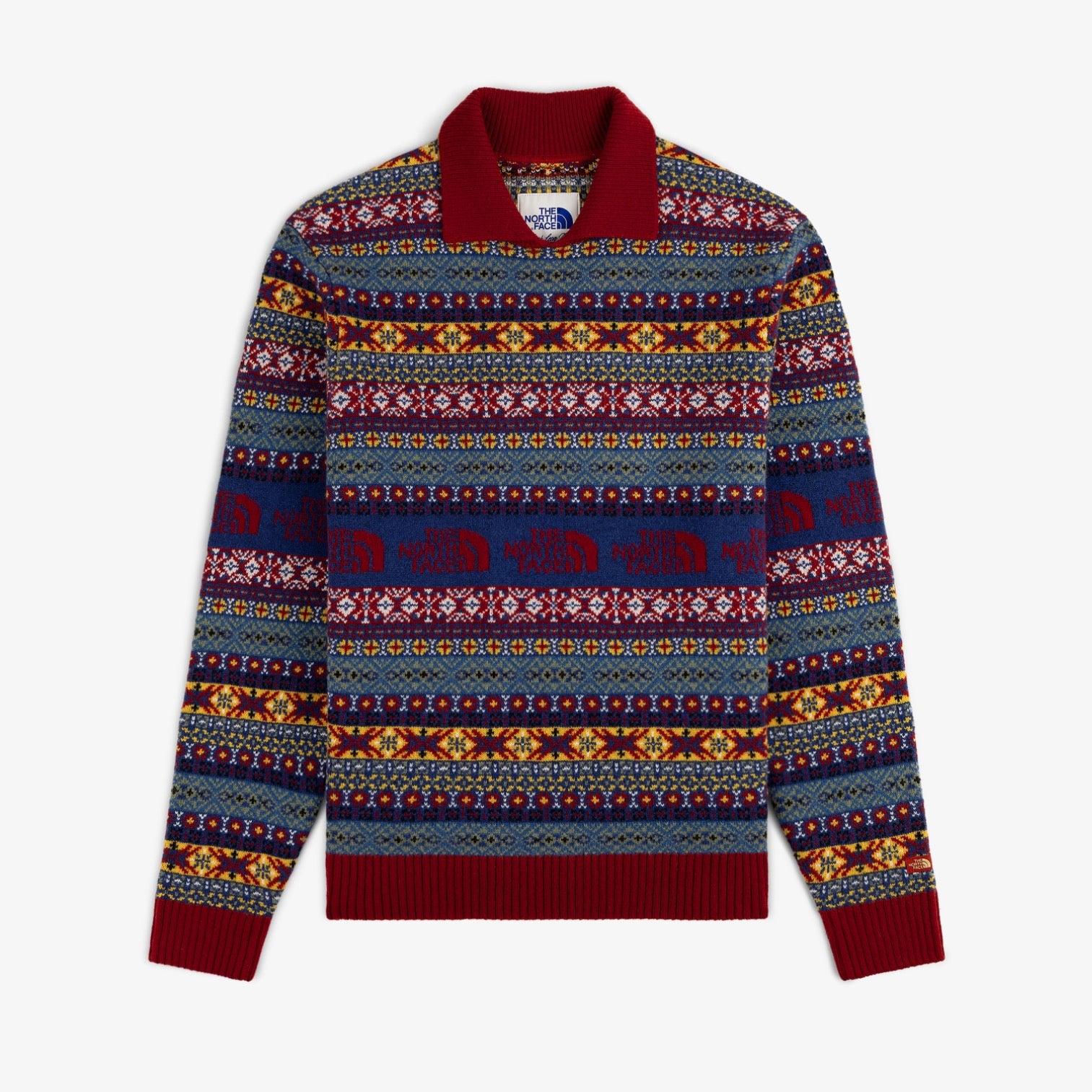 ALD / The North Face Fair Isle Knit Polo – Aimé Leon Dore EU