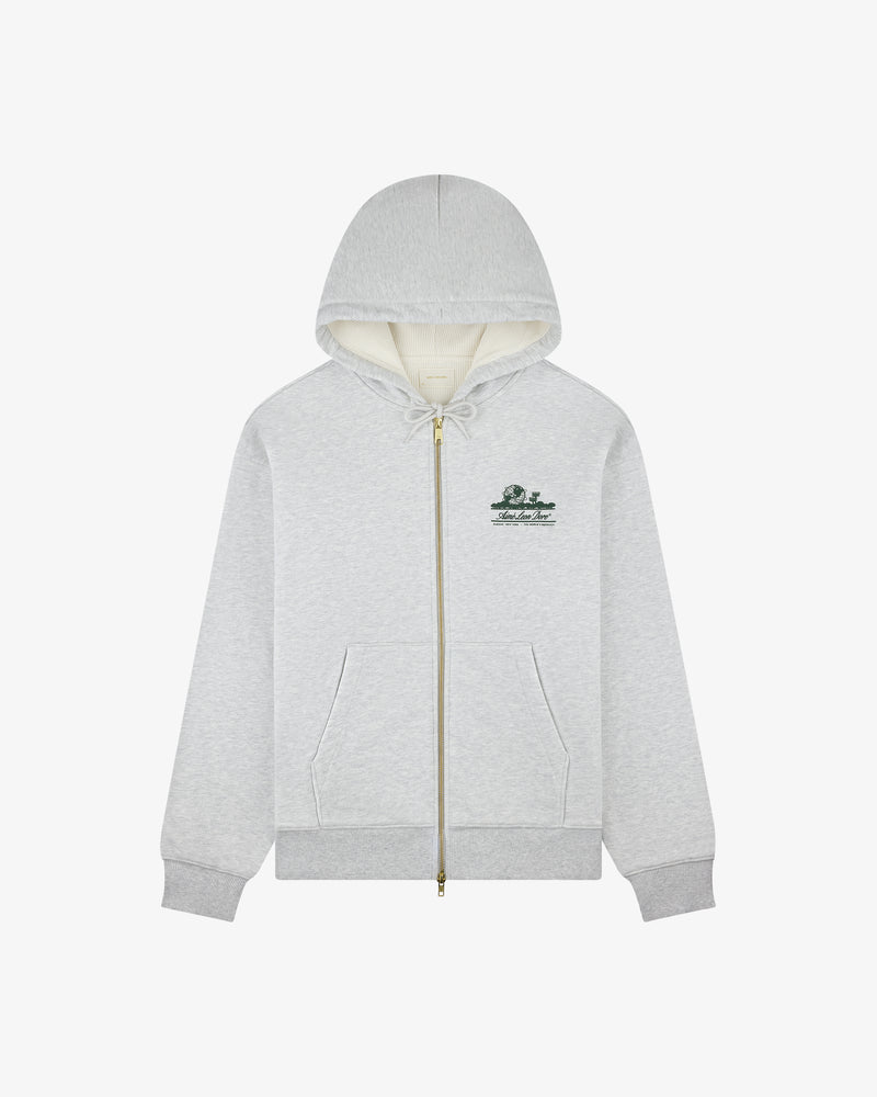 Unisphere Waffle Lined Full-Zip Hoodie