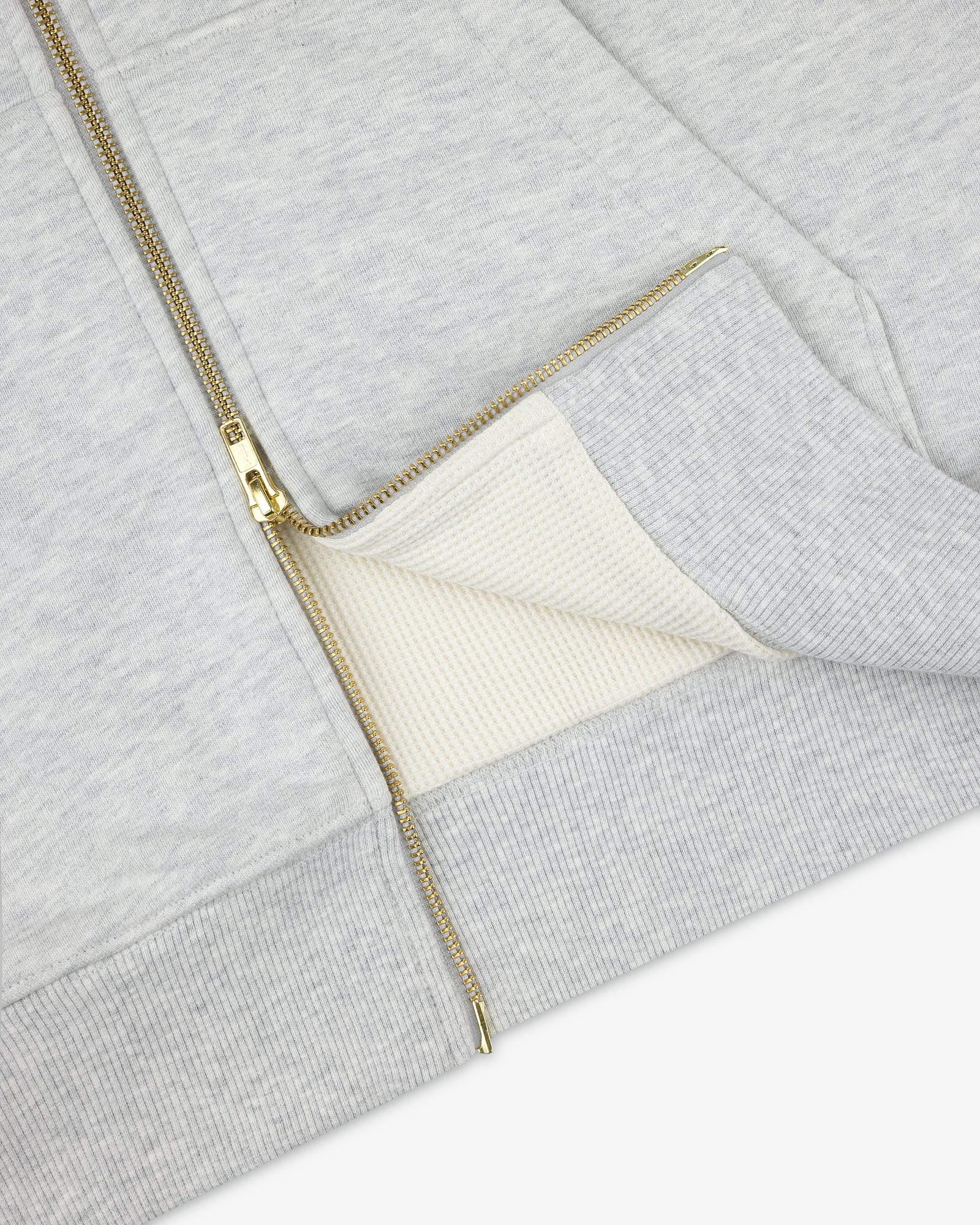 Unisphere Waffle Lined Full-Zip Hoodie