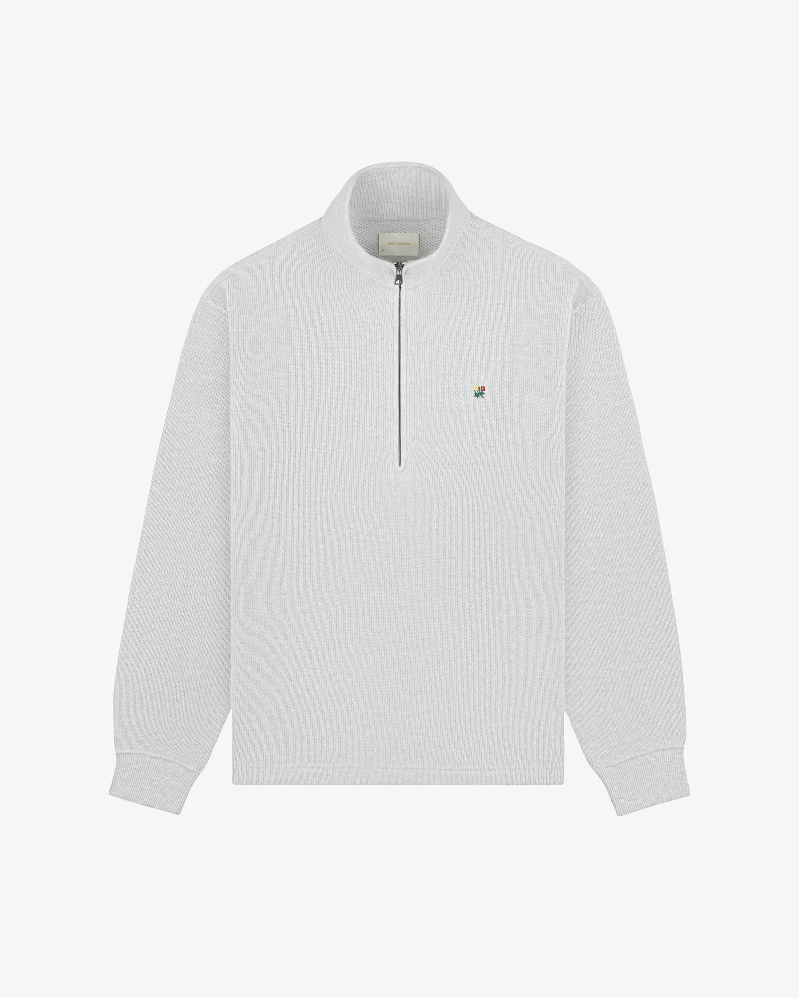 Crest Piqué Half-Zip Pullover