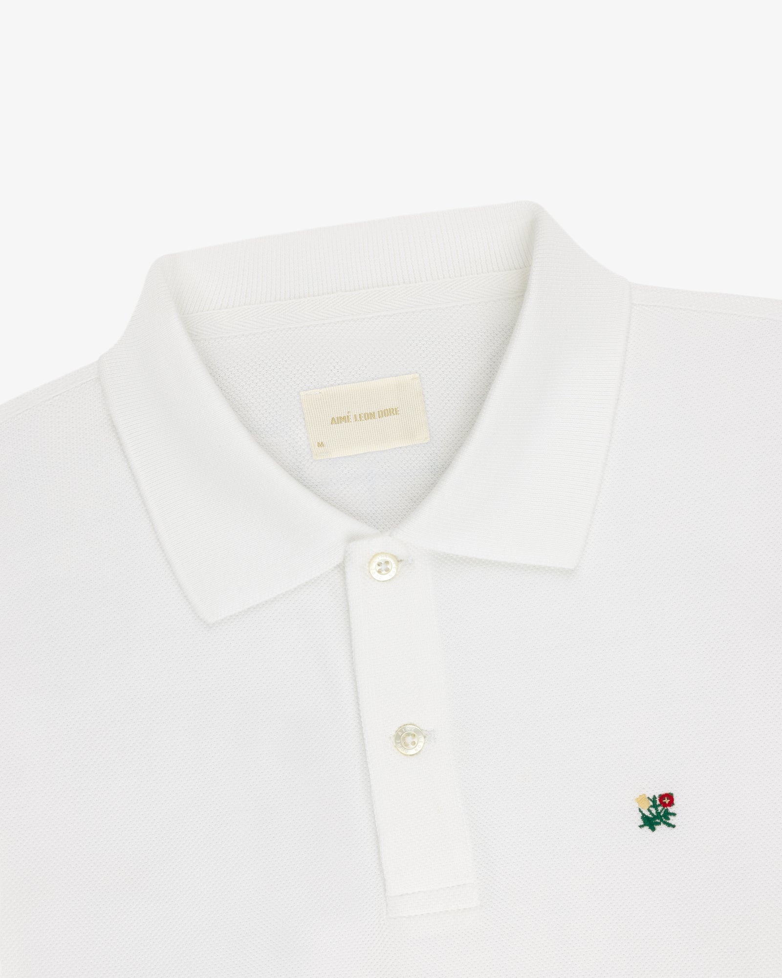 Long-Sleeve Crest   Piqué Polo
