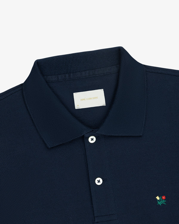 Long-Sleeve Crest   Piqué Polo