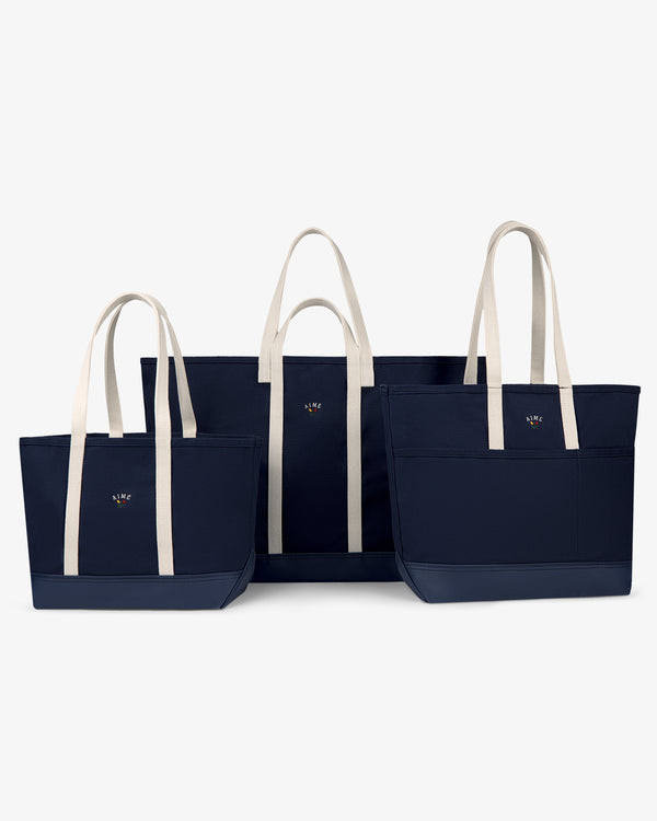 Small Crest Canvas Tote