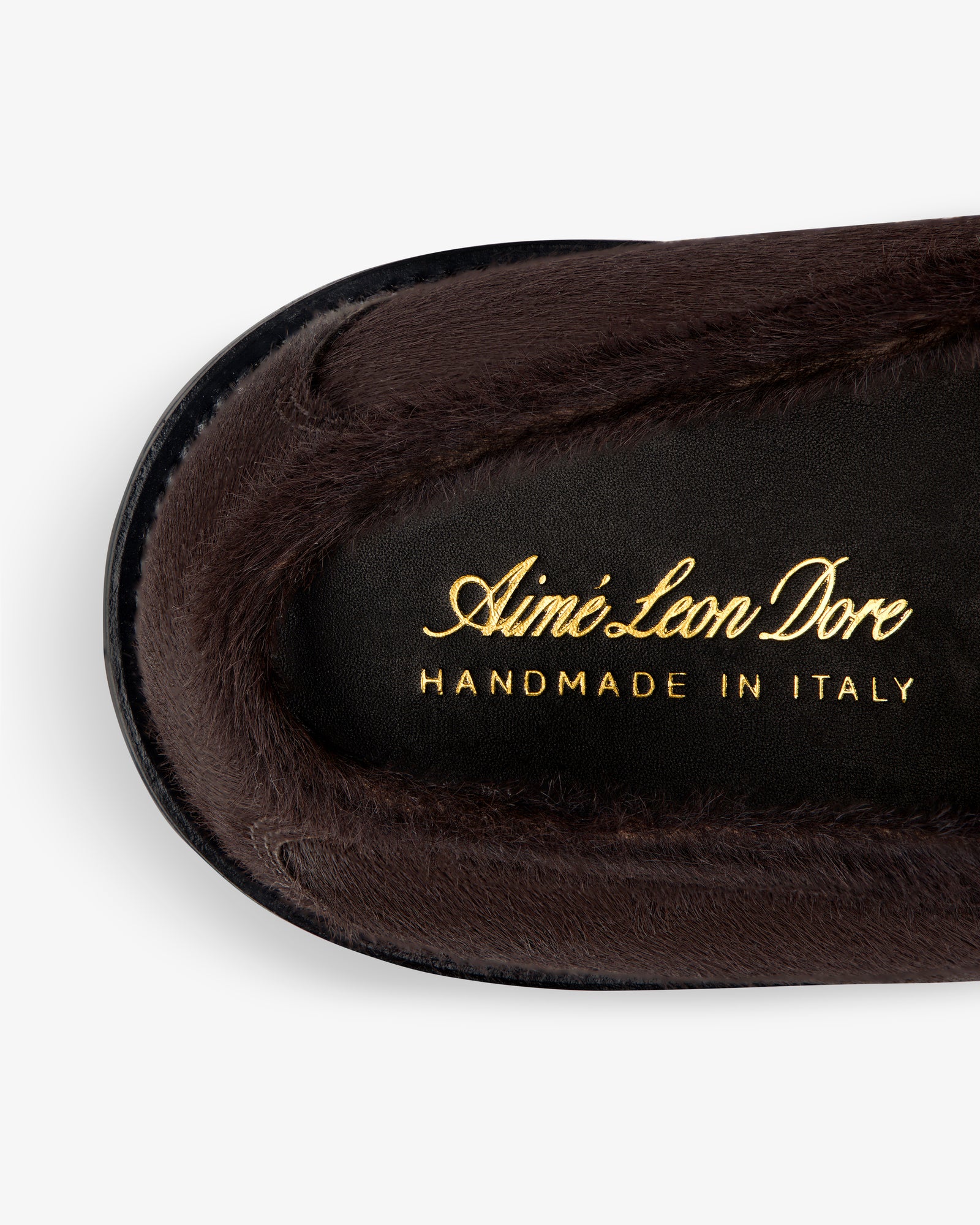 Lug Sole Calf Hair Queens Crest Loafer