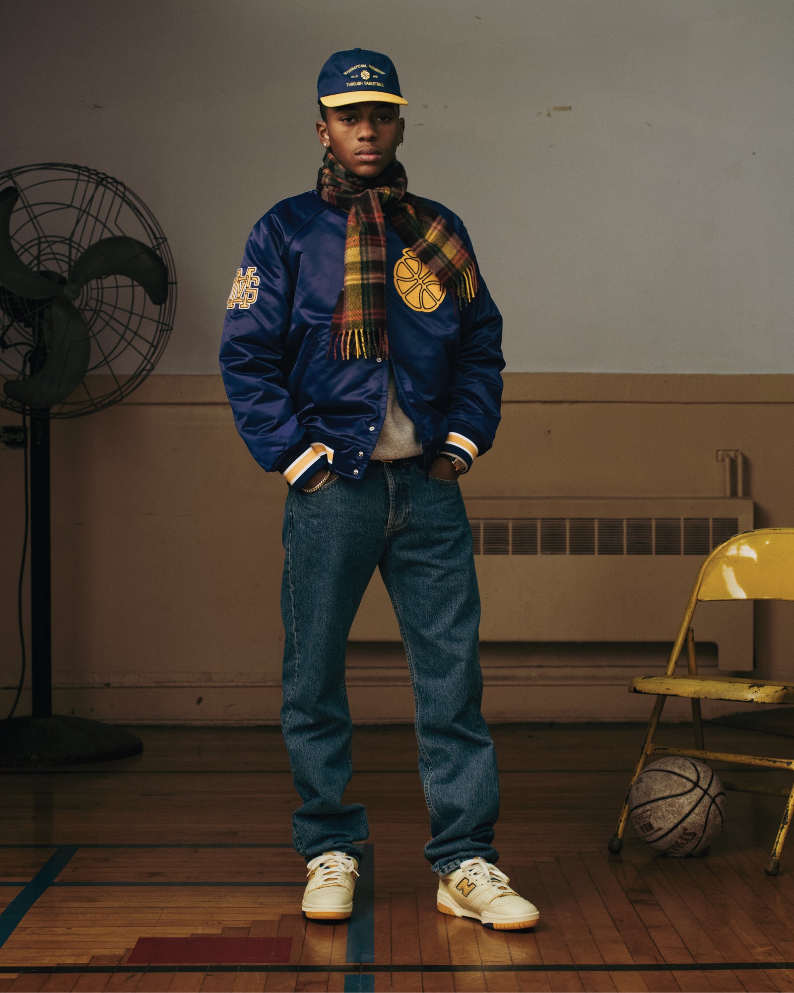 ALD / New Balance SONNY NY Satin Team Jacket