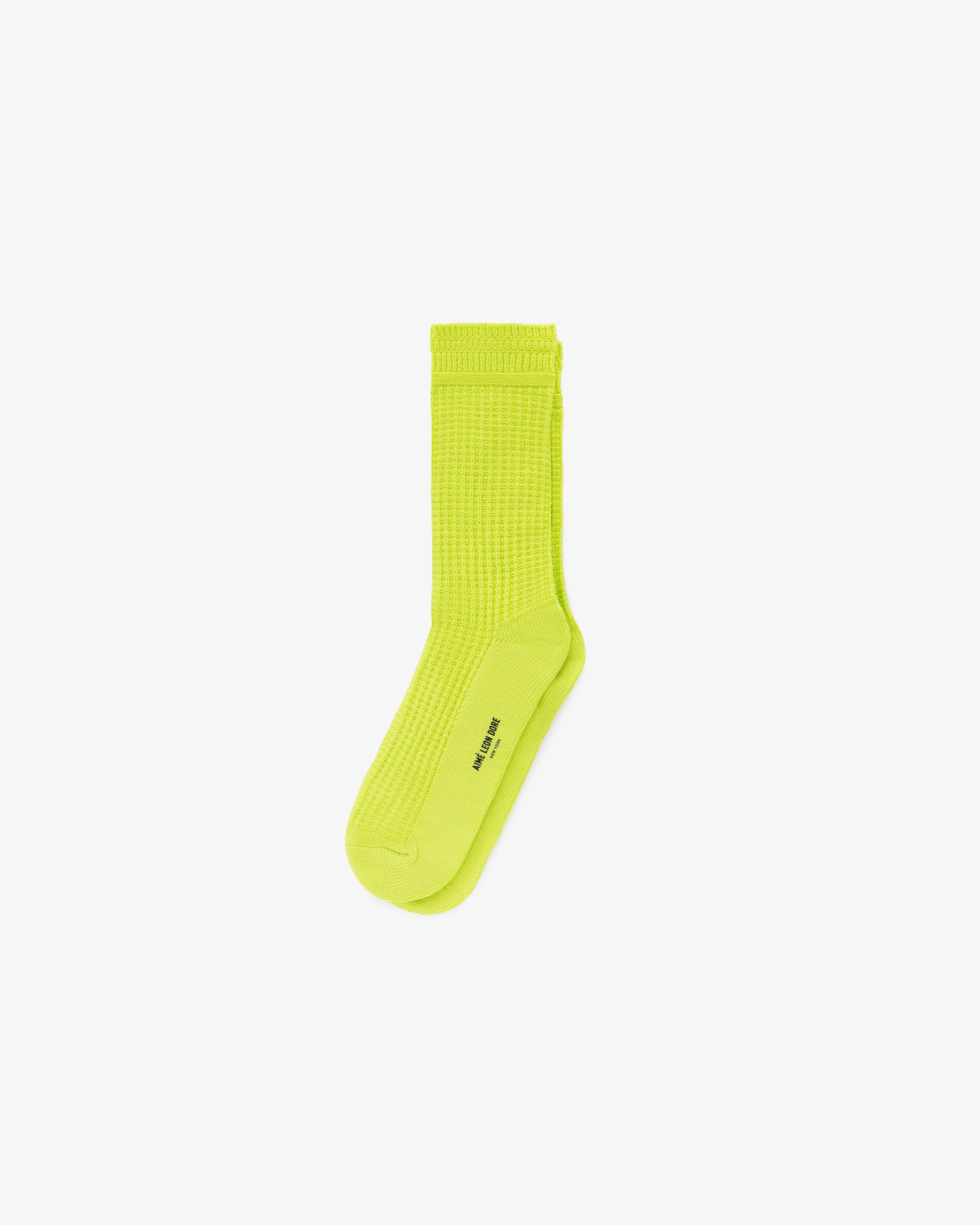 Waffle Knit Sock