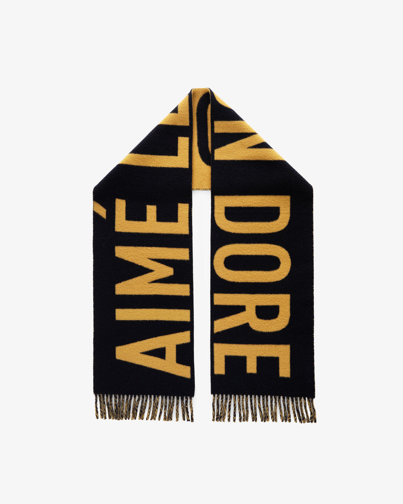 Wool Logo Scarf