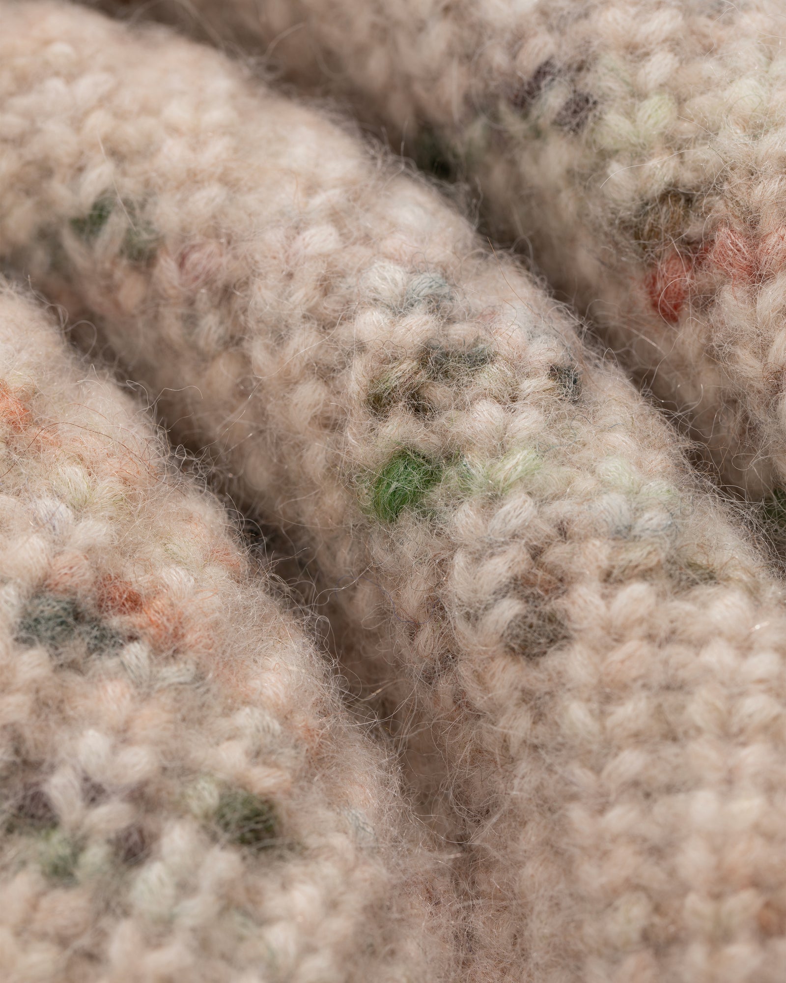 Flecked Alpaca Crewneck Sweater