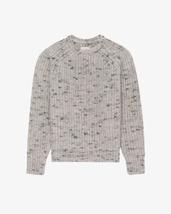 Flecked Alpaca Crewneck Sweater