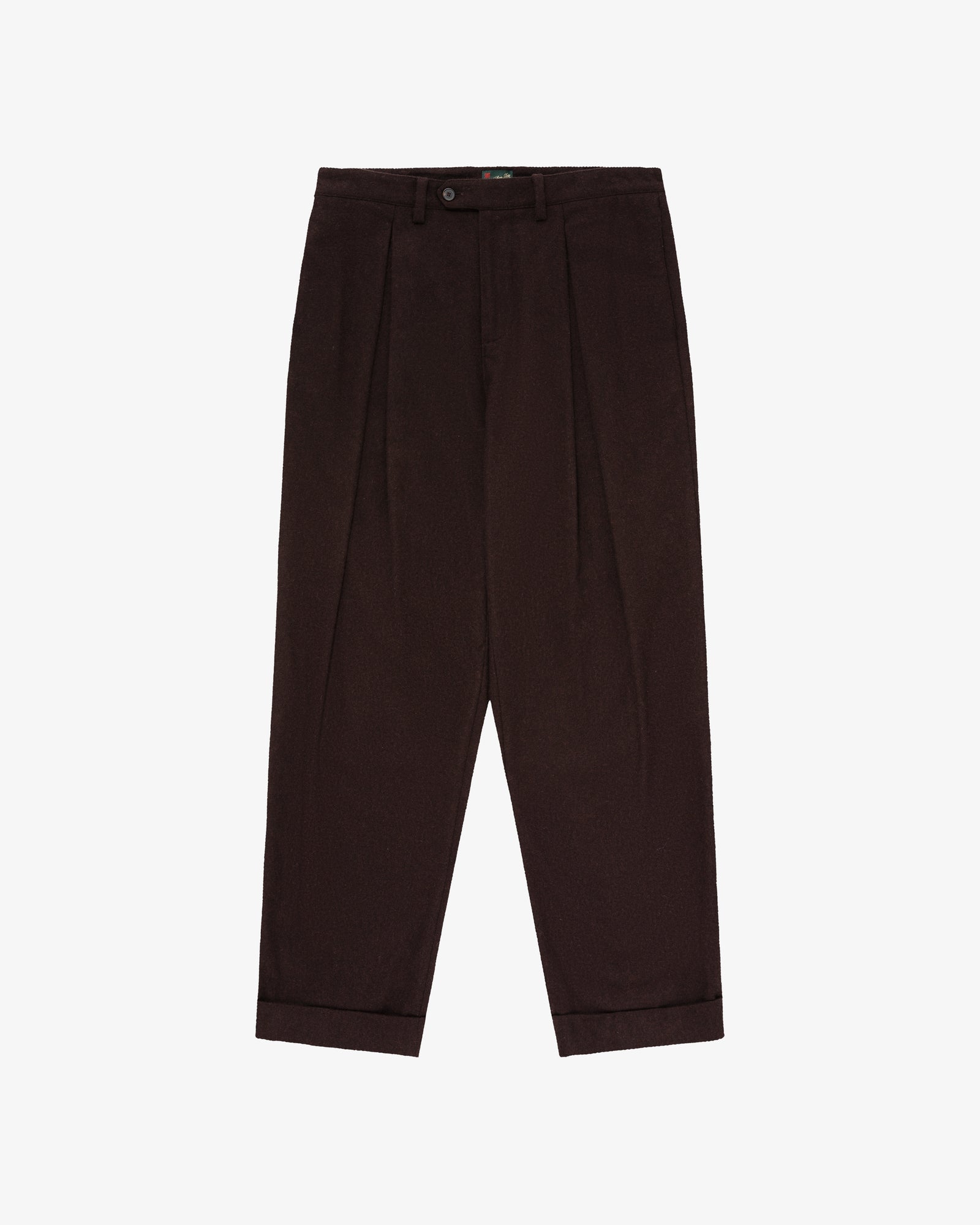 Cuffed Wool Trouser