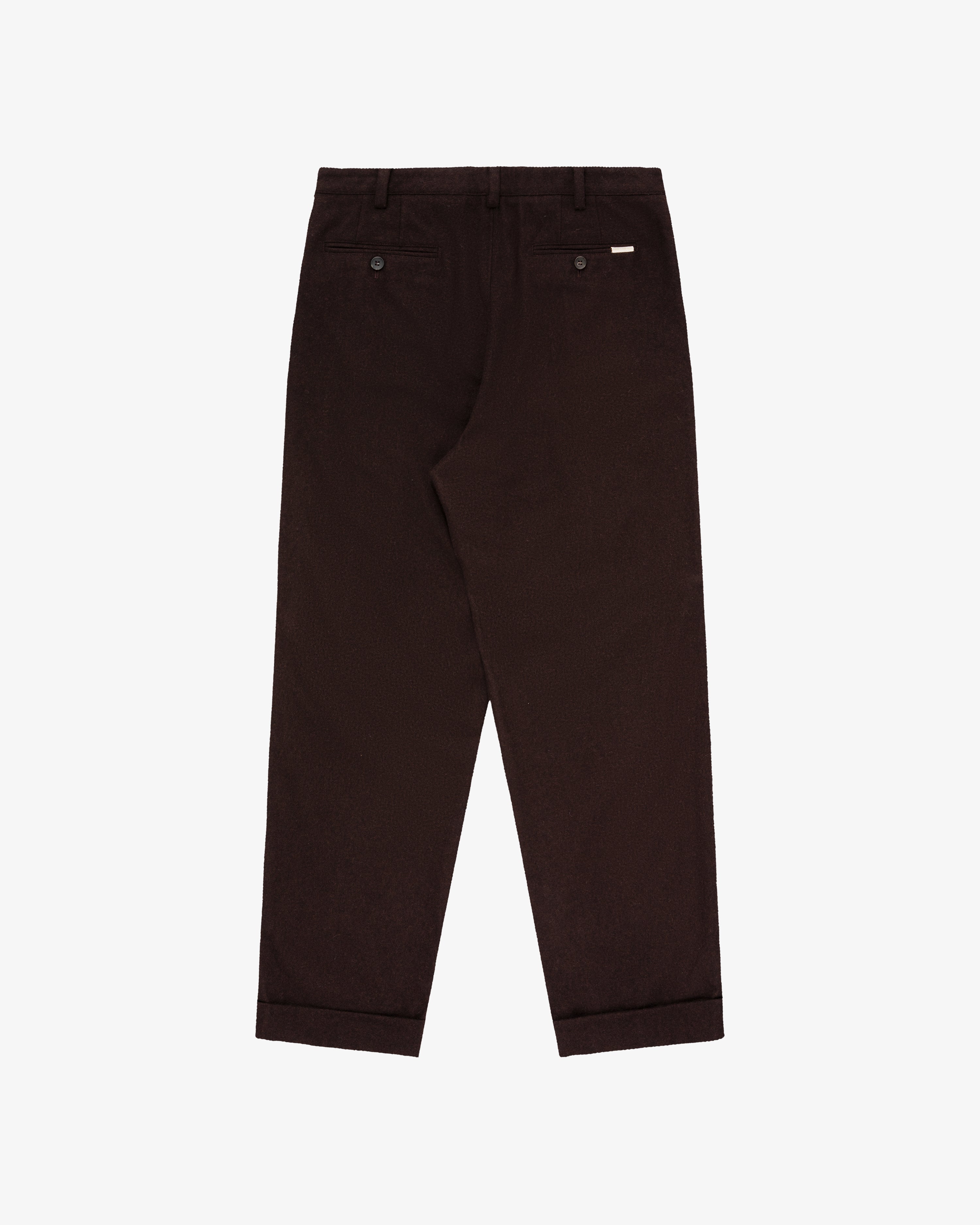 Cuffed Wool Trouser