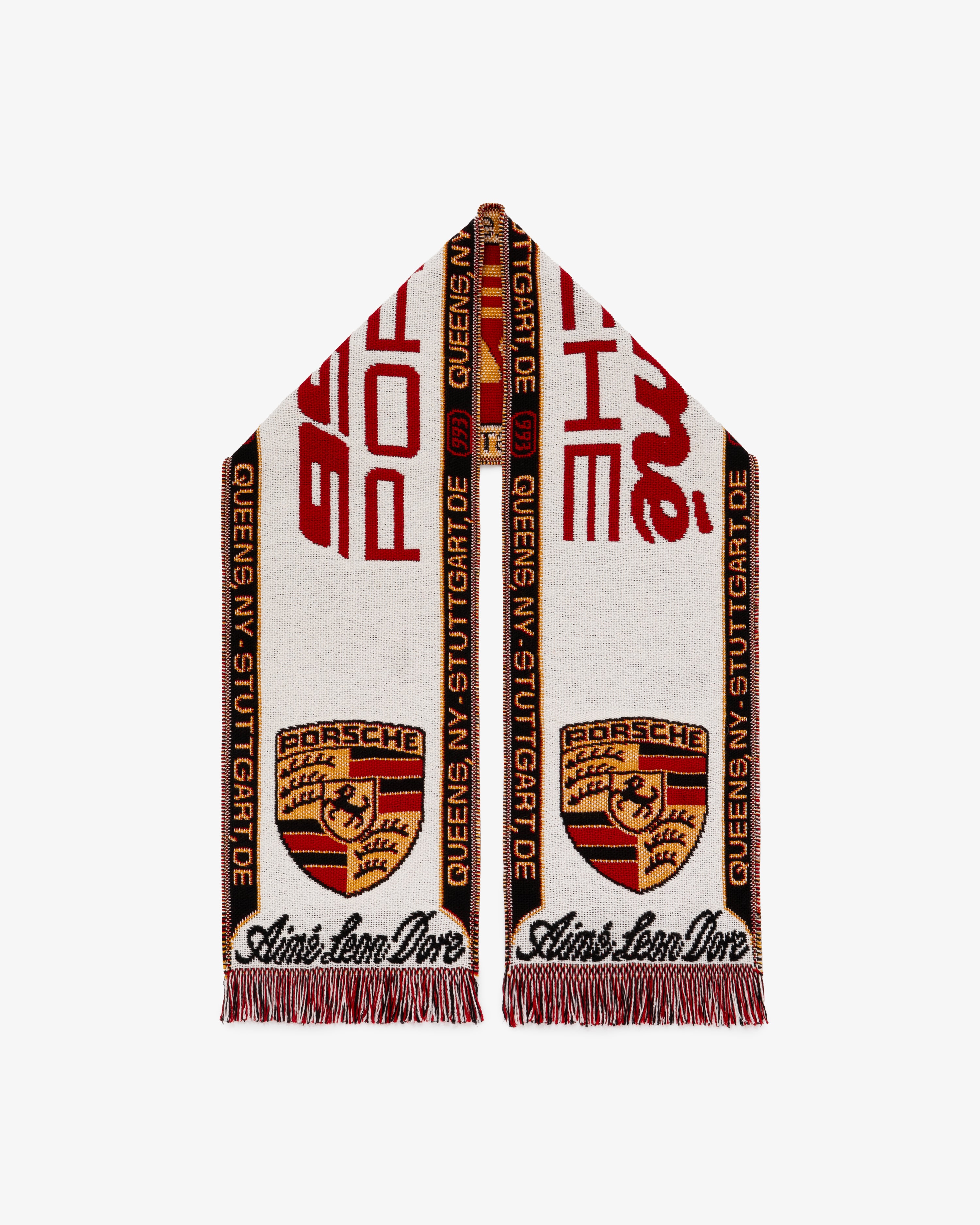 ALD / Porsche 993 Turbo Wool Souvenir Scarf