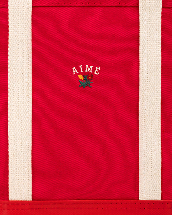 Small Crest Canvas Tote