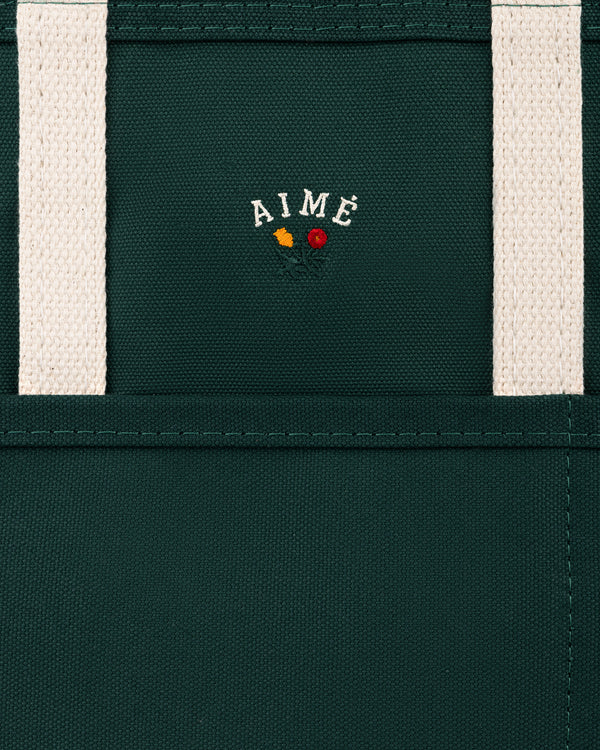 Medium Crest Canvas Tote