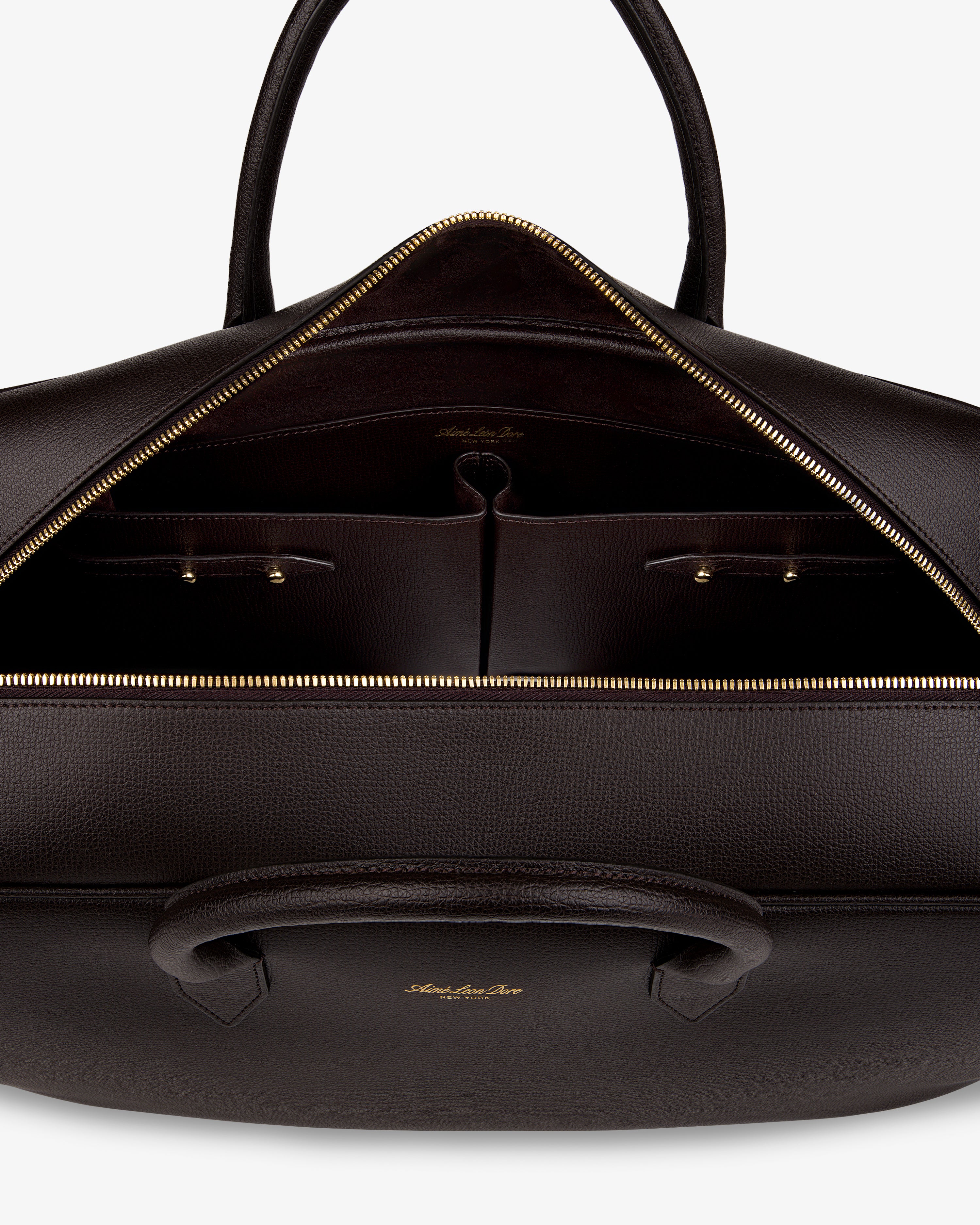 Full Grain   Leather Briefcase Duffle