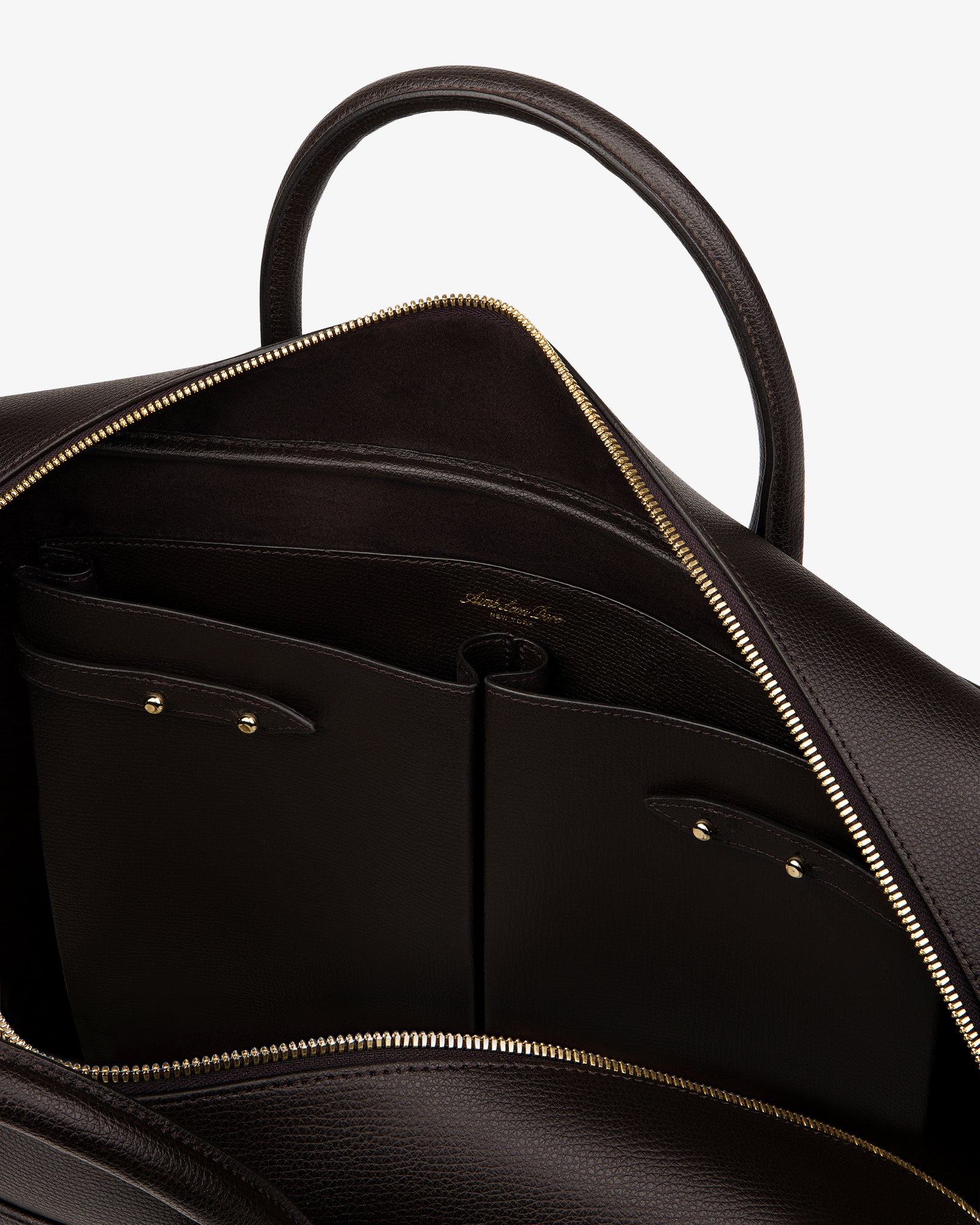 Full Grain   Leather Briefcase Duffle