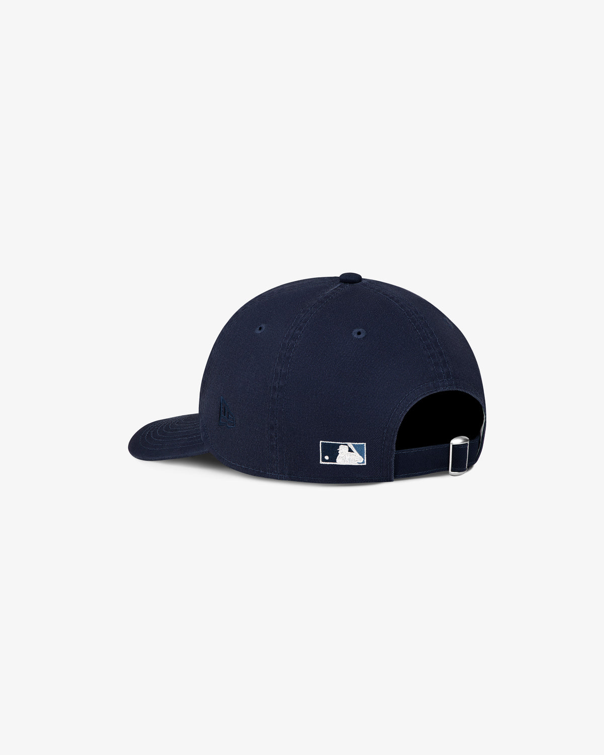 ALD / New Era Mets Ballpark Hat in navy, shown from back with adjustable strap and small MLB logo patch.