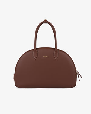 Full Grain Leather Crescent Shoulder Bag